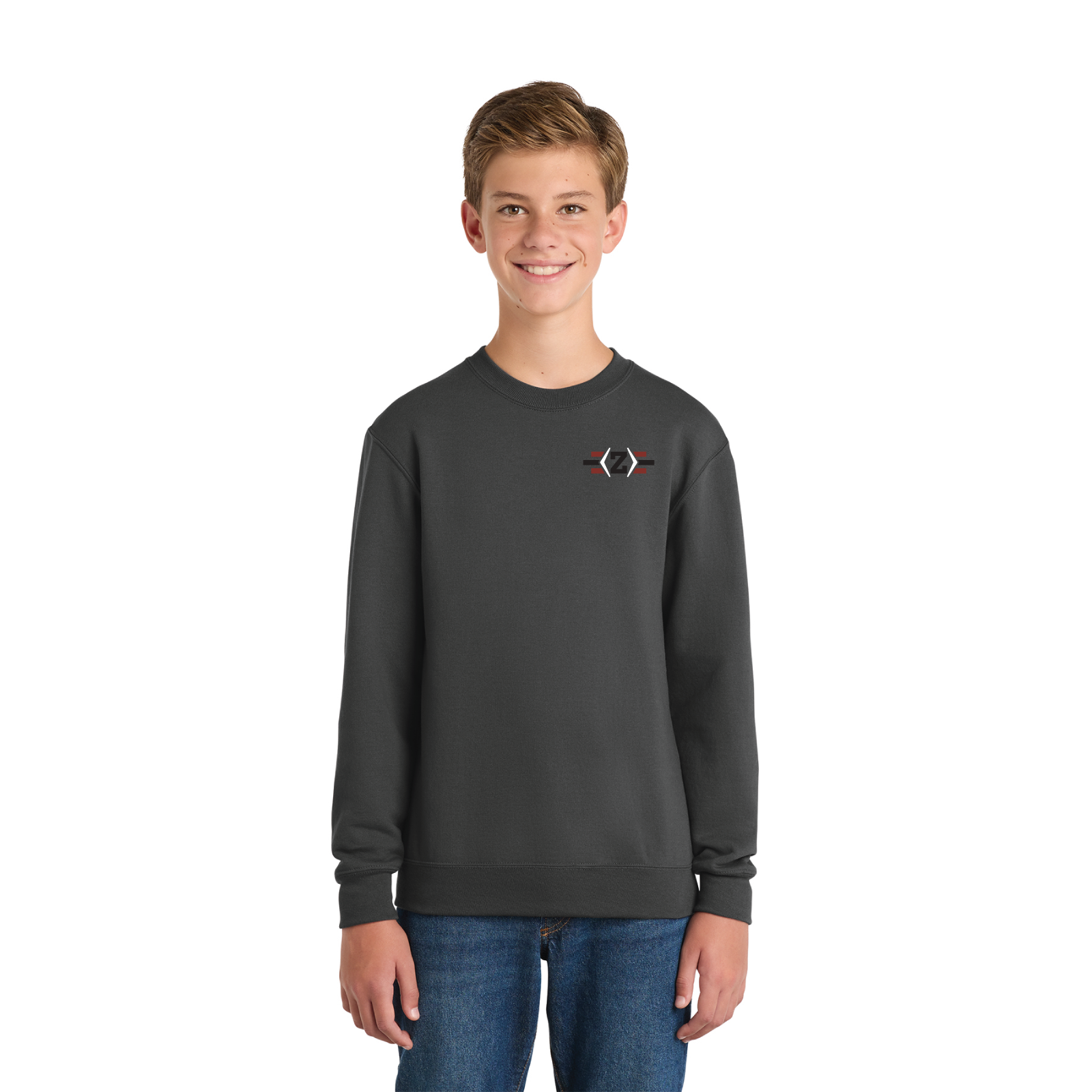 Zeppelin Farms Youth Port & Company Core Fleece Crewneck Sweatshirt