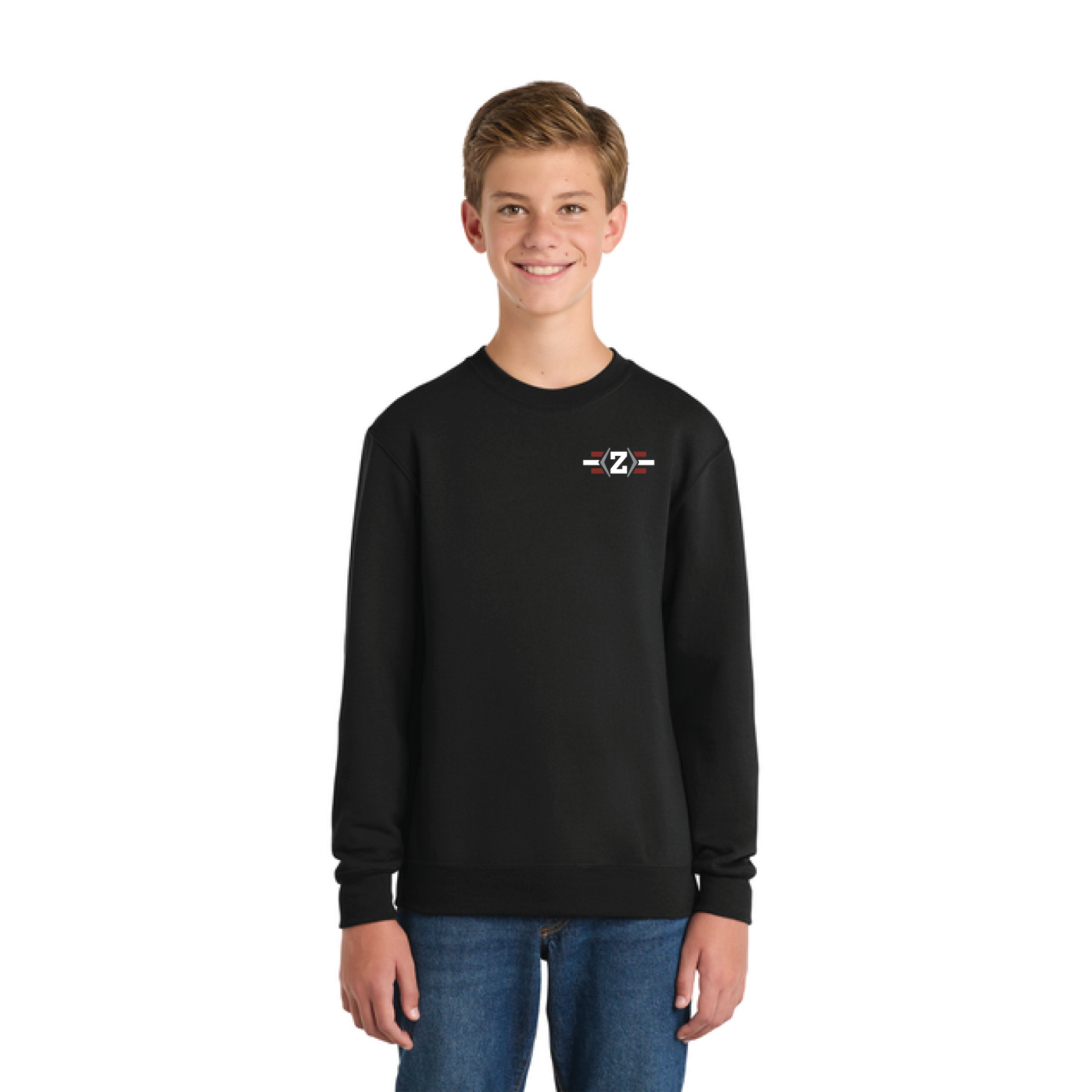 Zeppelin Farms Youth Port & Company Core Fleece Crewneck Sweatshirt