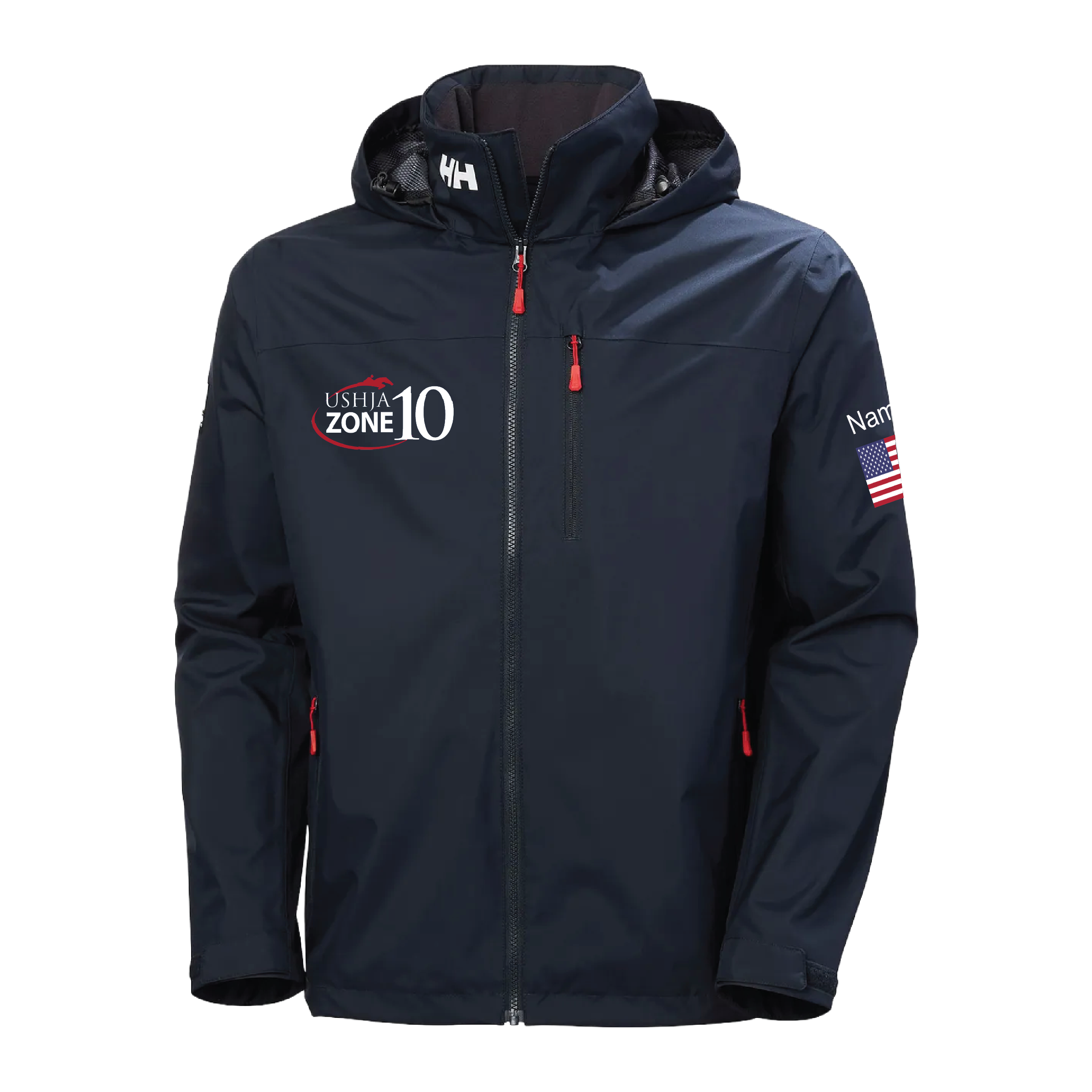 Zone 10 Men's Helly Hansen Crew Midlayer Hooded Jacket