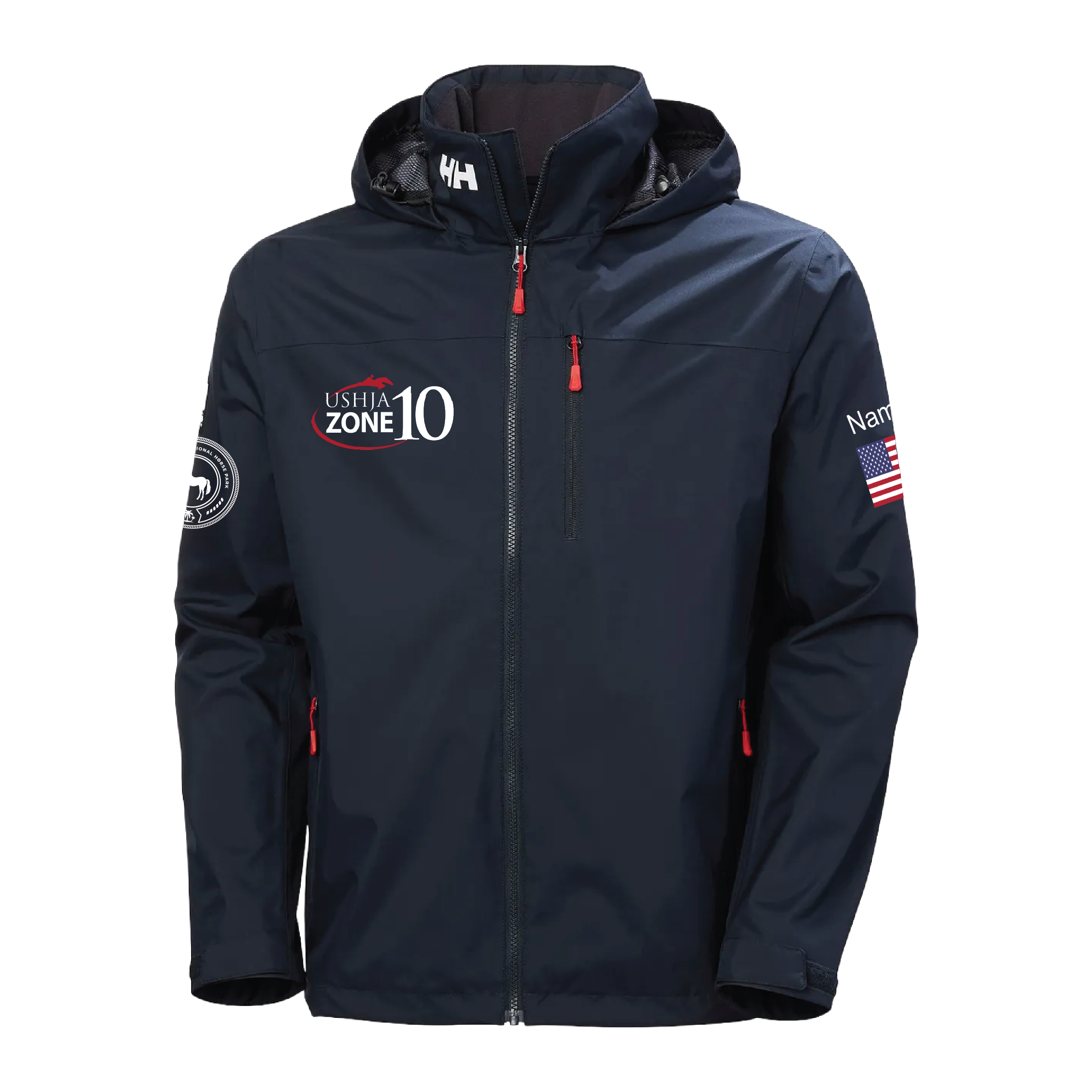 Zone 10 Men's Helly Hansen Crew Midlayer Hooded Jacket **RIDERS ONLY**