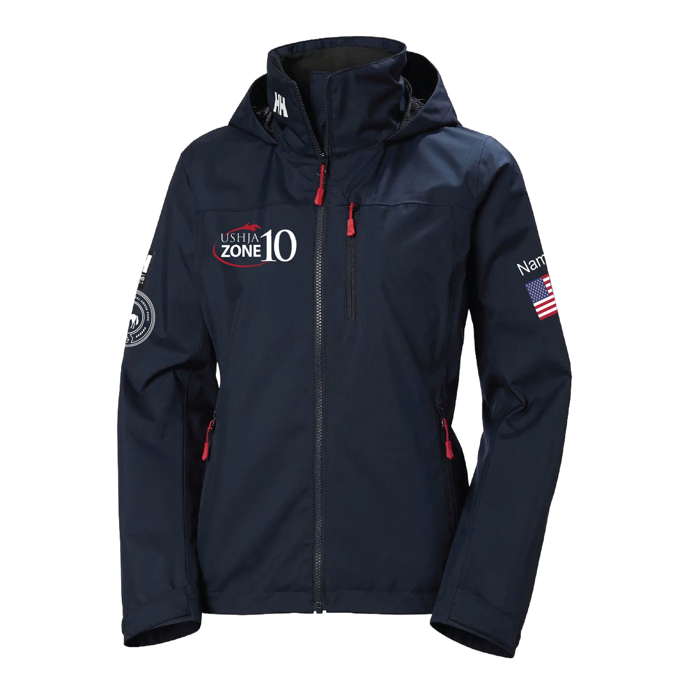Zone 10 Women's Helly Hansen Crew Midlayer Hooded Jacket **RIDERS ONLY**