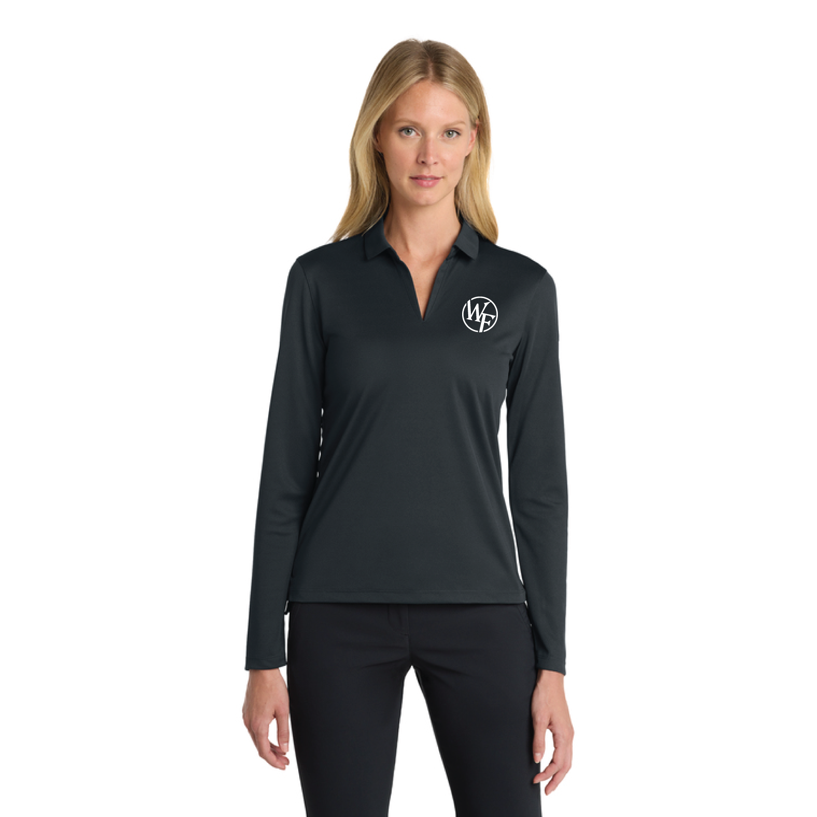Women's Nike Dri-FIT Micro Pique Long Sleeve Polo