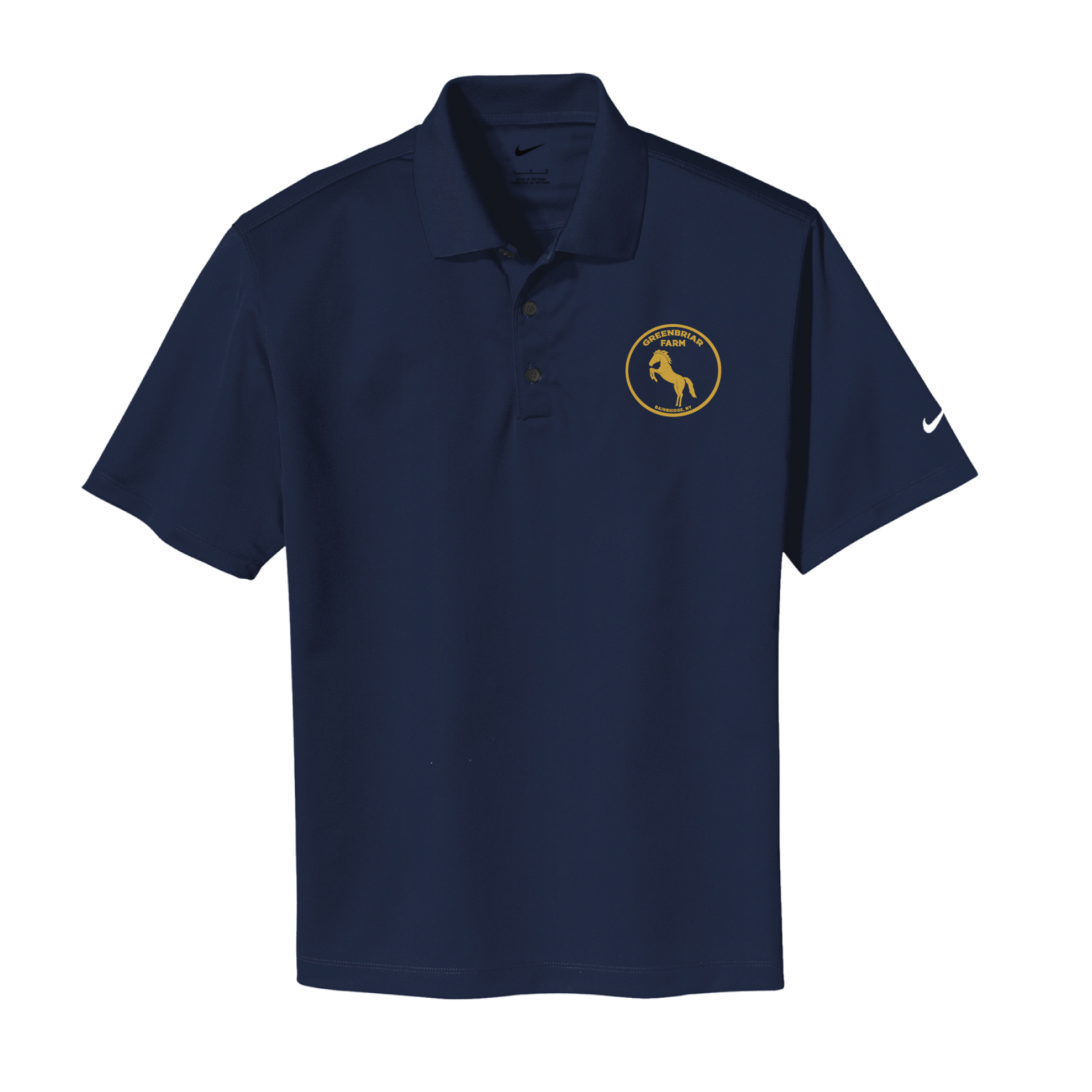 Greenbriar Farm Men's Nike Tech Basic Dri-FIT Polo