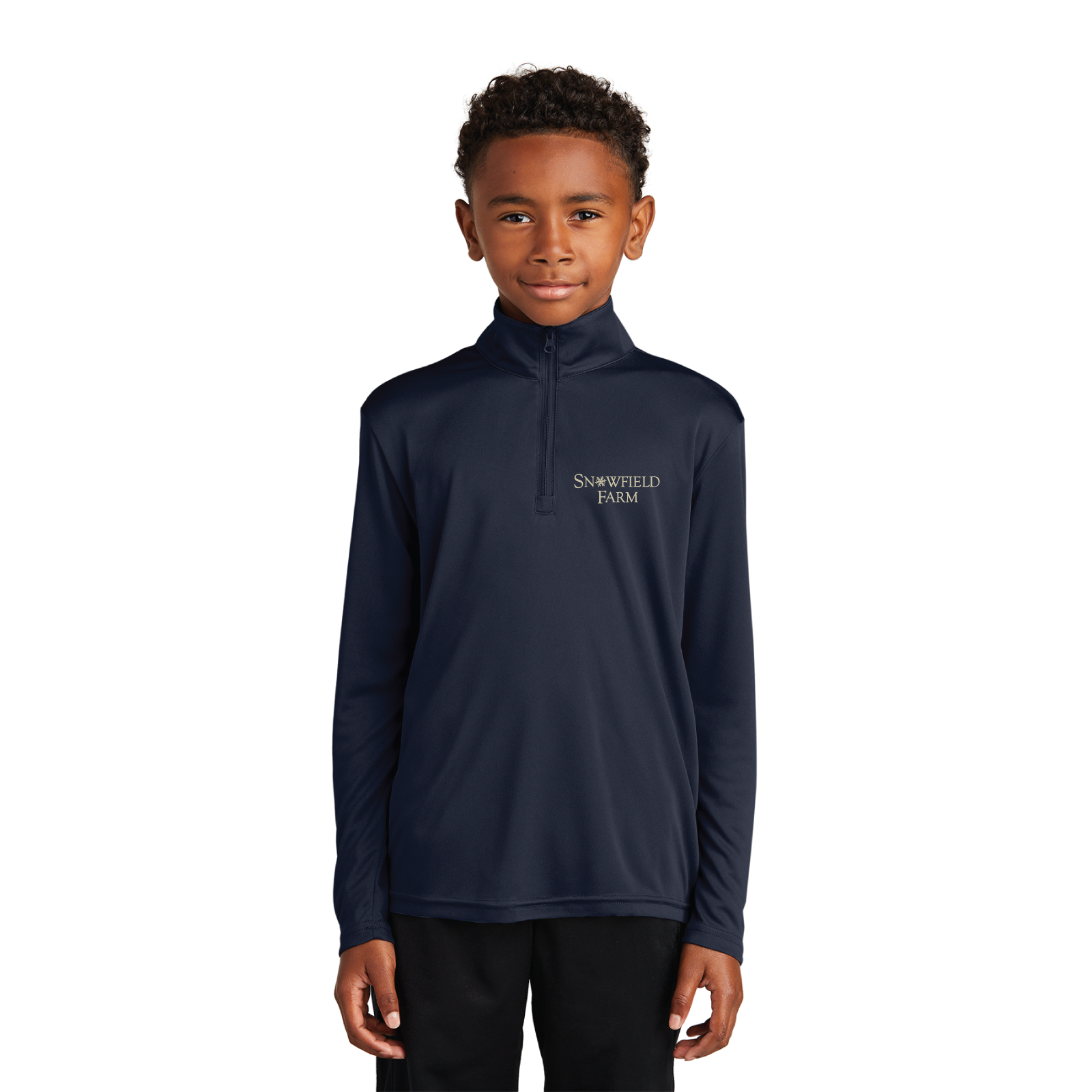 Snowfield Farm Youth Sport-Tek PosiCharge 1/4 Zip Sunshirt
