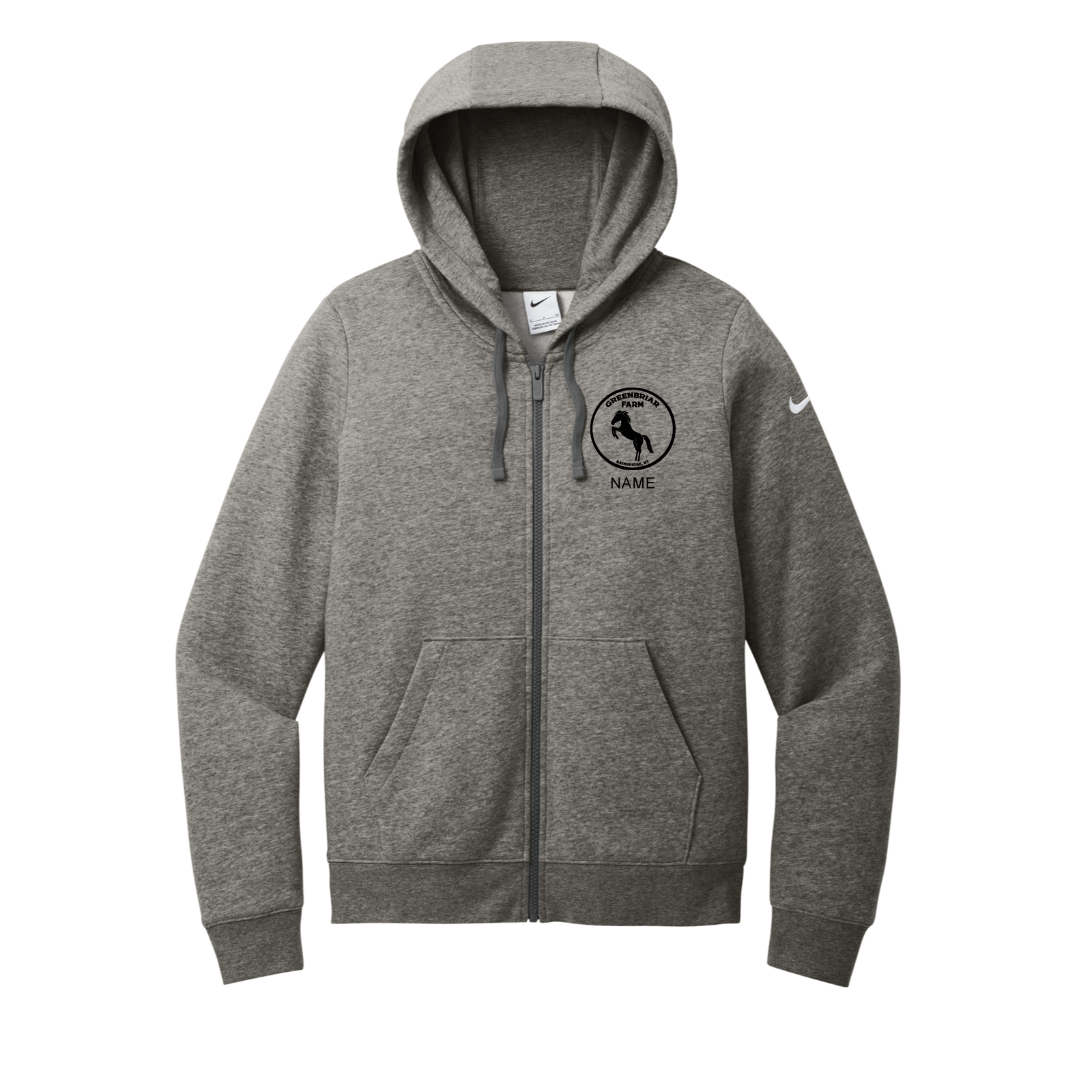 Greenbriar Farm Women's Nike Club Fleece Full-Zip Hoodie