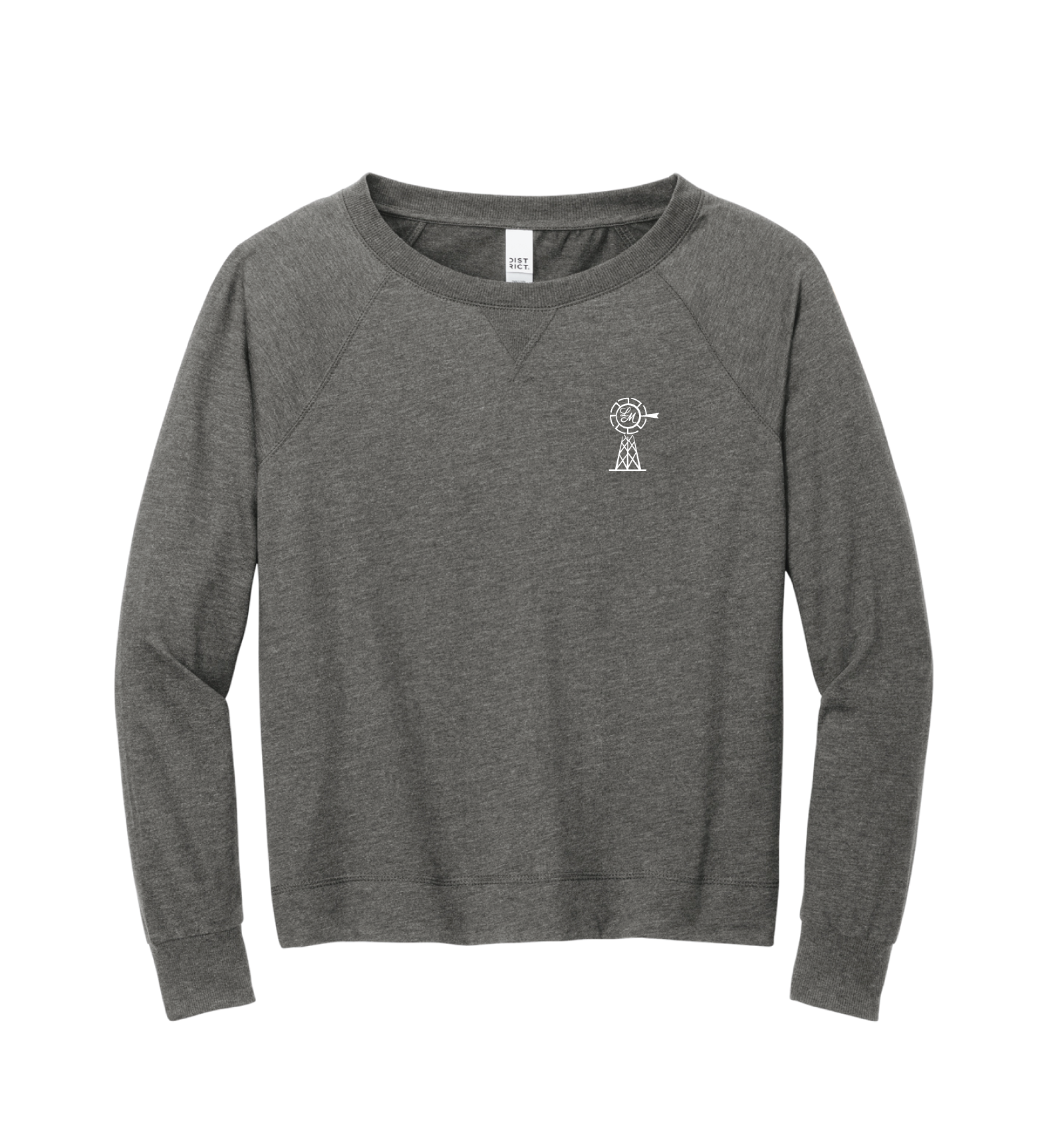 Larkin Meadows Women's District Featherweight French Terry Long Sleeve Crewneck