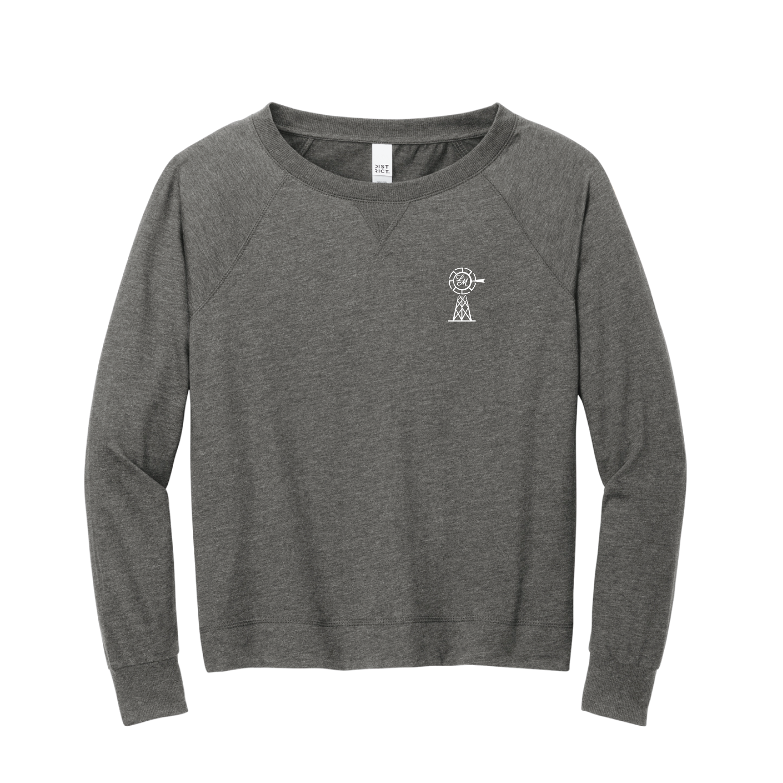 Larkin Meadows Women's District Featherweight French Terry Long Sleeve Crewneck