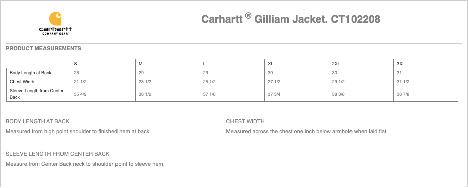 The Circus Men's Carhartt Gilliam Jacket