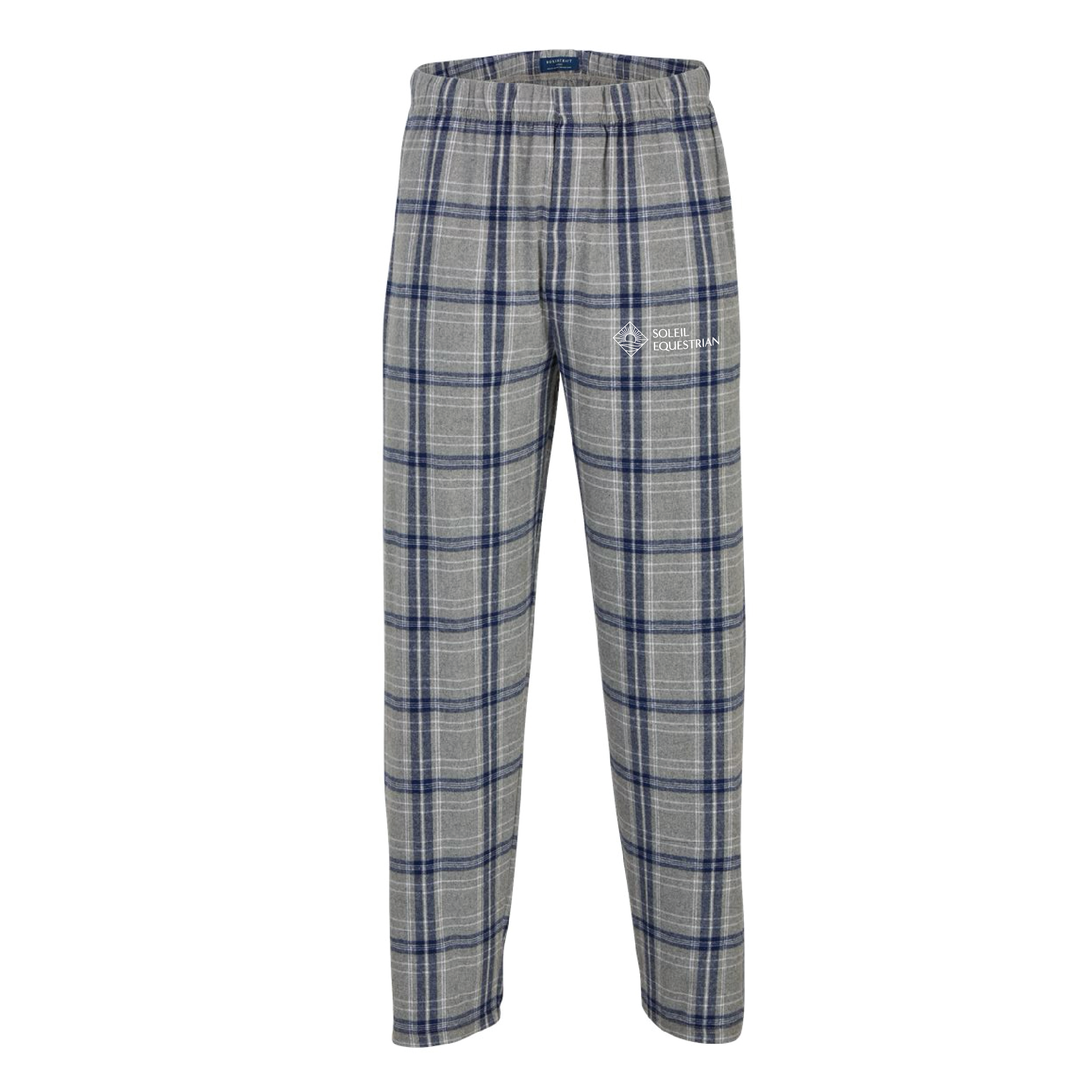 Soleil Equestrian Unisex Flannel Pajama Pants