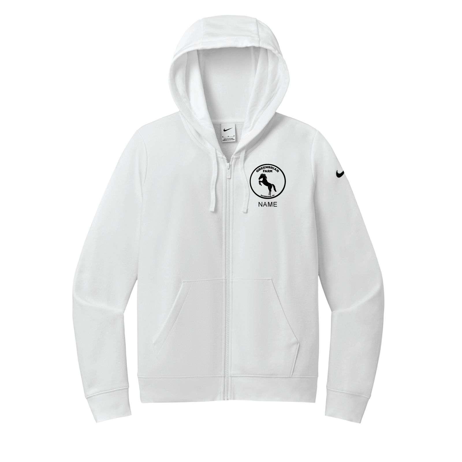 Greenbriar Farm Women's Nike Club Fleece Full-Zip Hoodie