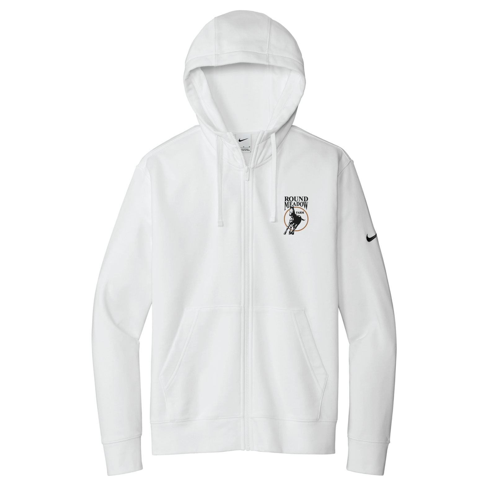 Round Meadow Men's Nike Club Fleece Full-Zip Hoodie