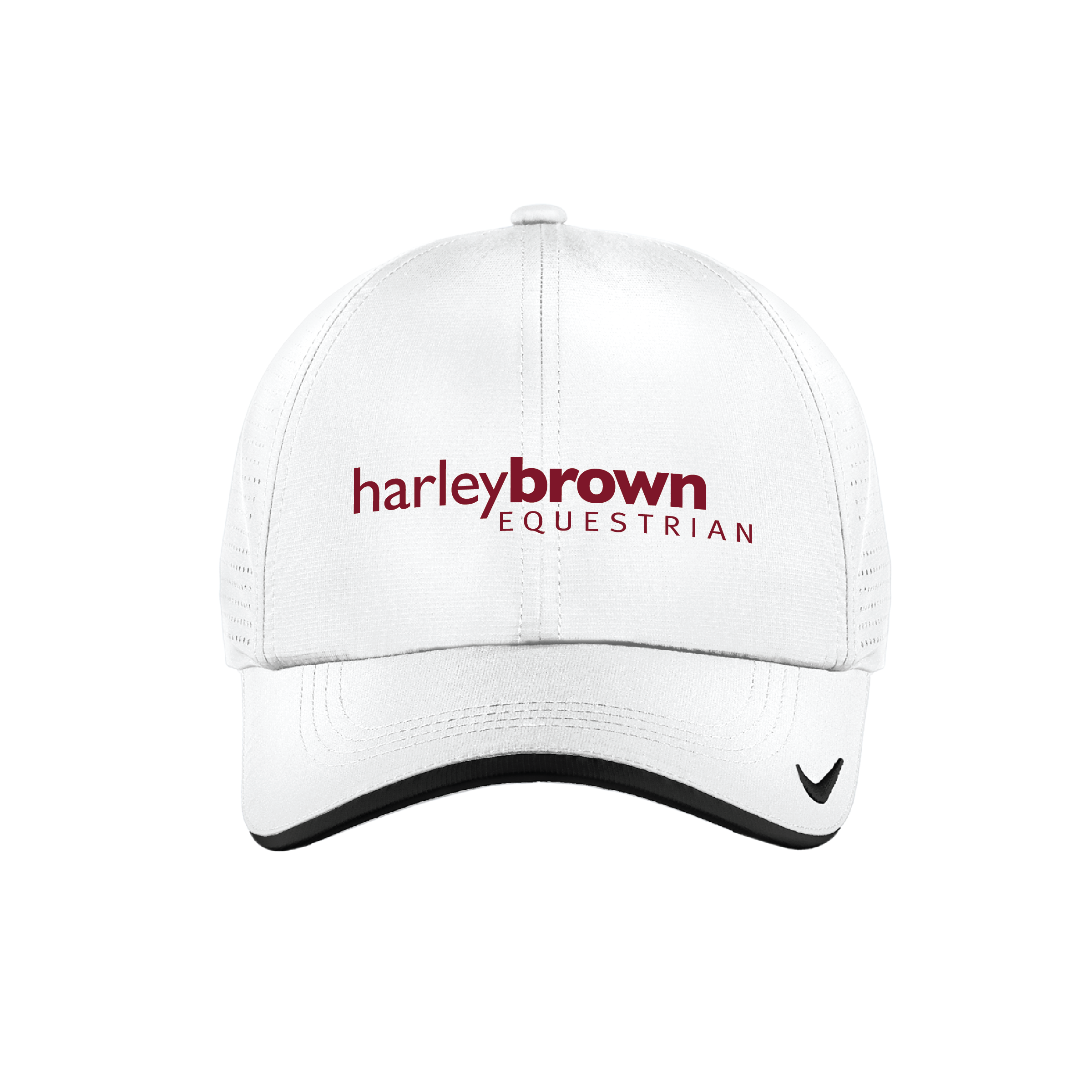Harley Brown Equestrian Nike Dri-Fit Perforated Cap