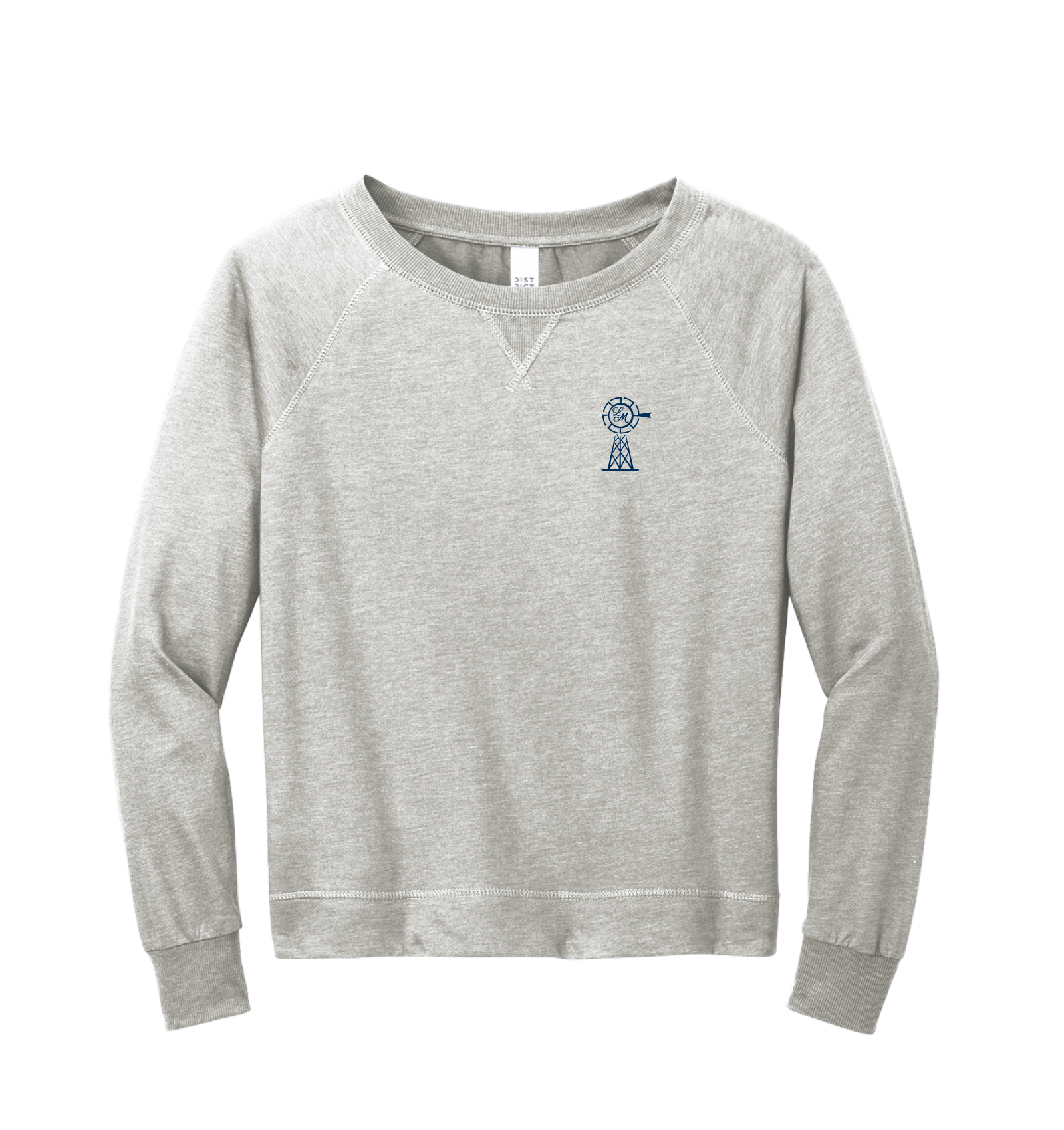 Larkin Meadows Women's District Featherweight French Terry Long Sleeve Crewneck