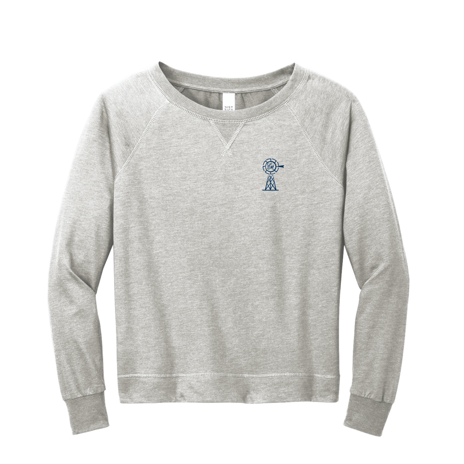 Larkin Meadows Women's District Featherweight French Terry Long Sleeve Crewneck