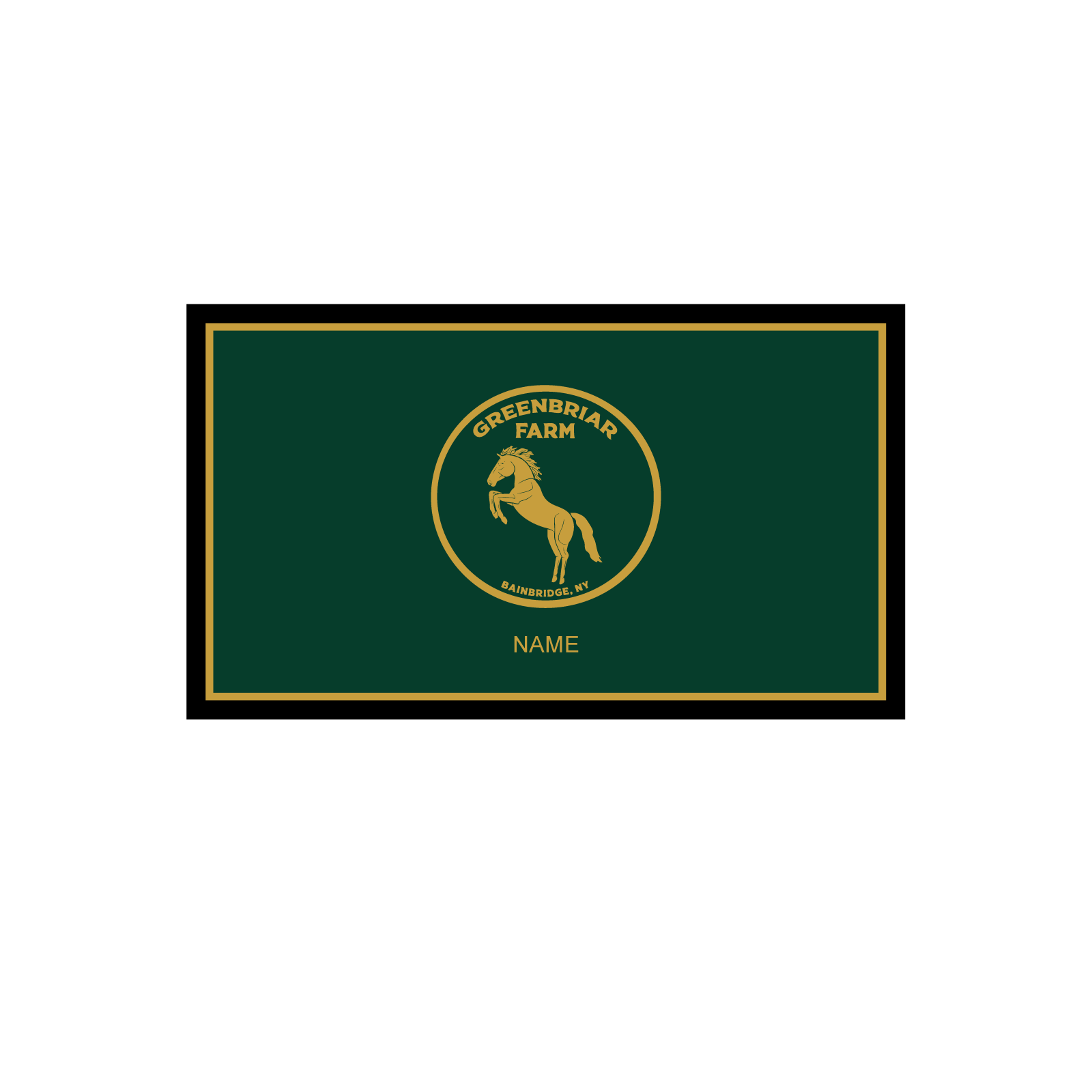 Greenbriar Farm Custom Stall Guard