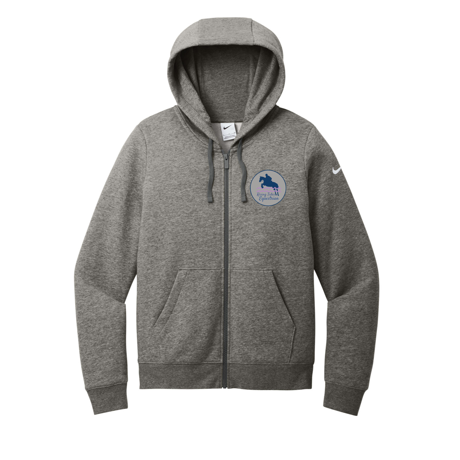 Rising Tides Equestrian Women's Nike Club Fleece Full-Zip Hoodie