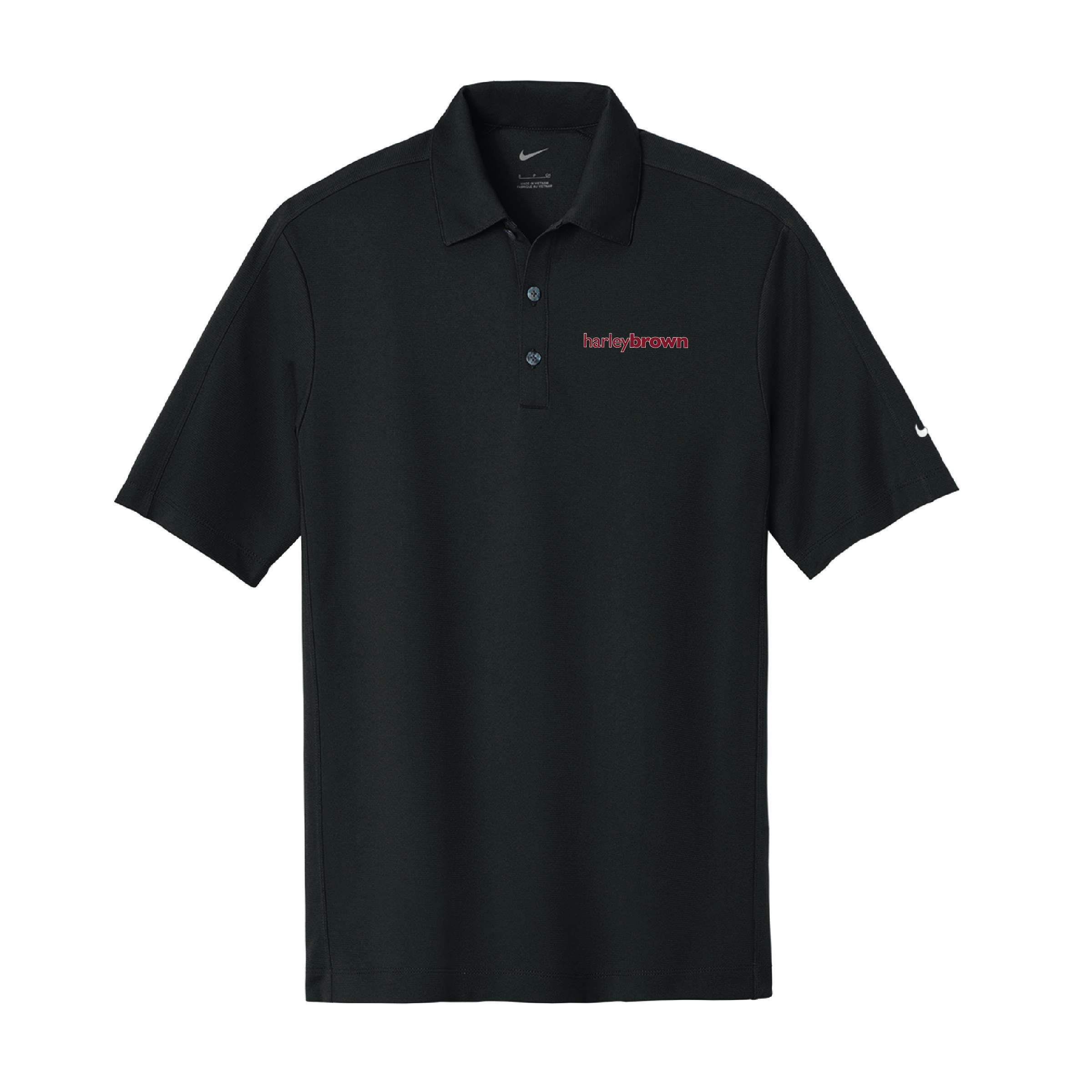 Harley Brown Equestrian Men's Nike Tech Sport Dri-FIT Polo