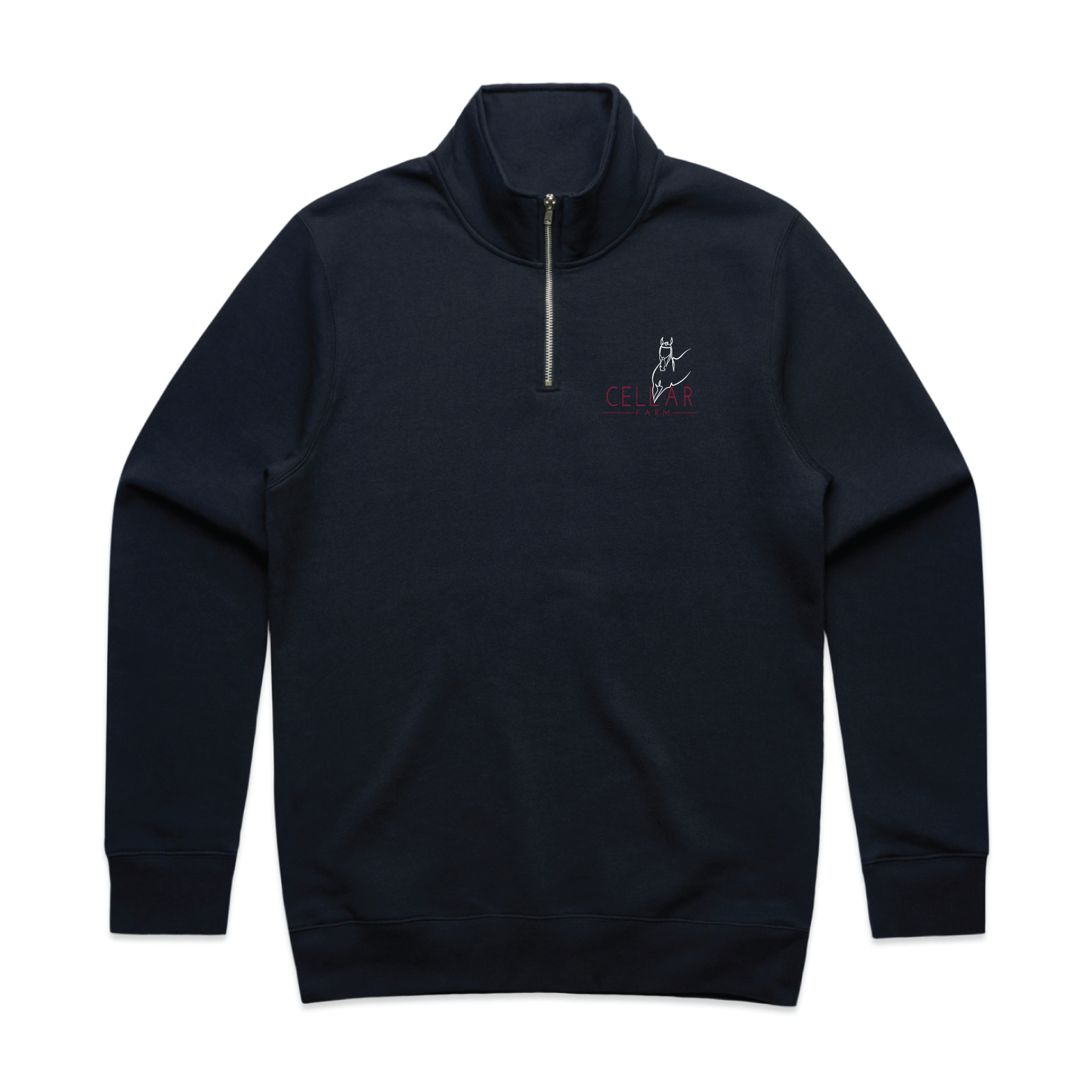 Men's AS Colour Half Zip Crew