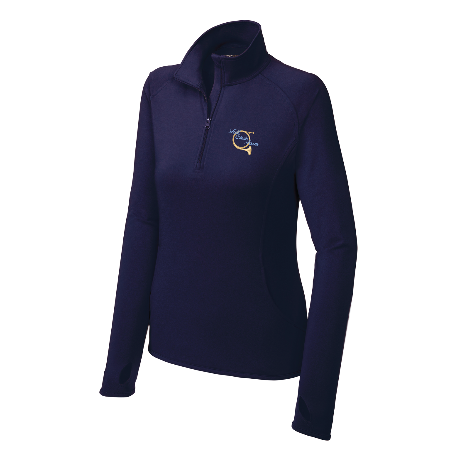 Full Circle Farm Women's Sport-Tek Sport-Wick Stretch 1/4 Zip Pullover