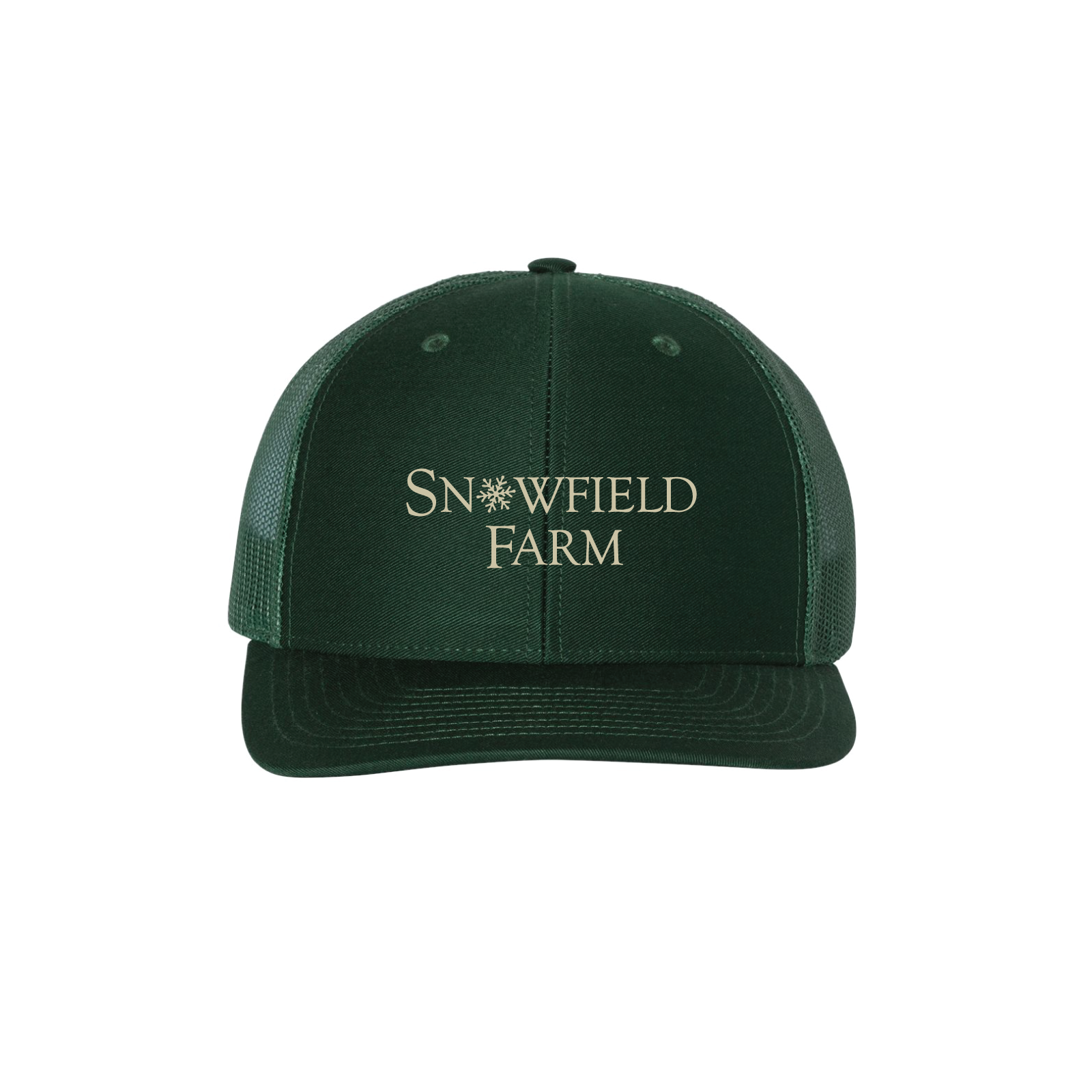 Snowfield Farm Snapback Trucker Cap