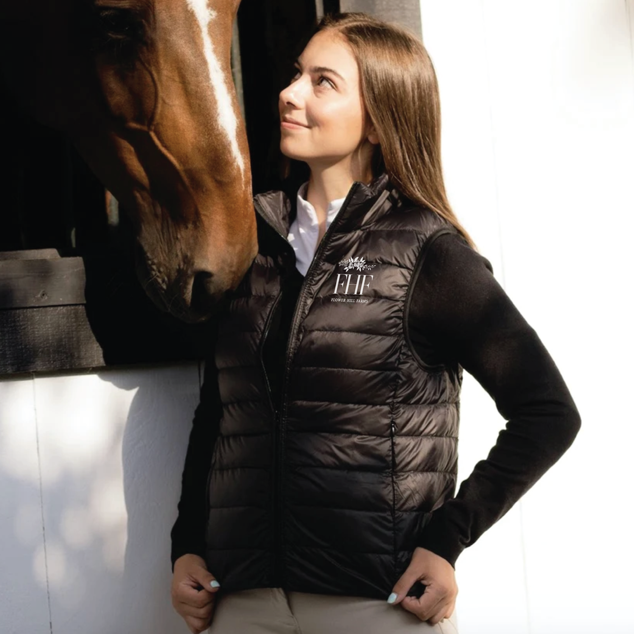 Flower Hill Farm Women's TKEQ 'EZ' Packable Down Vest