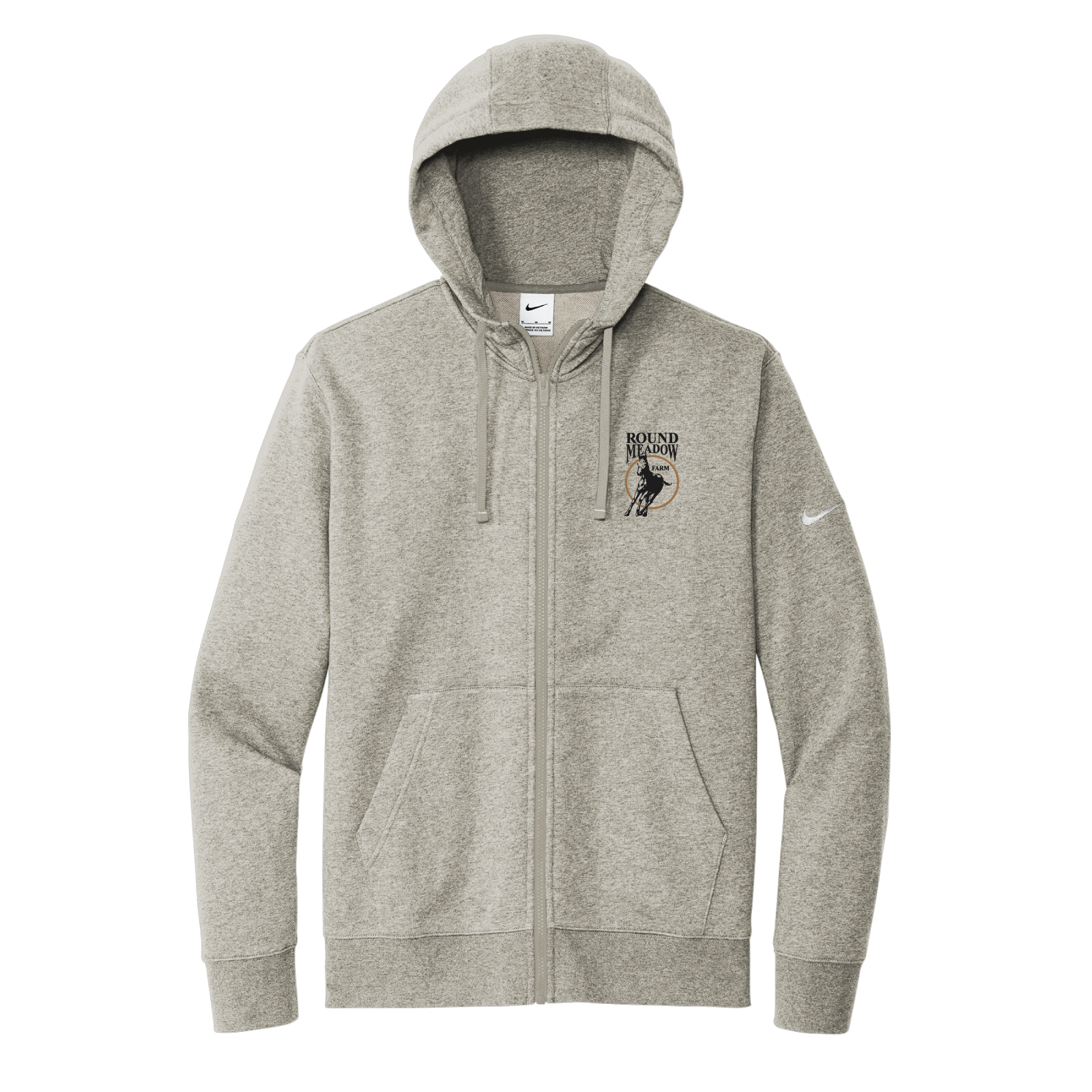 Round Meadow Men's Nike Club Fleece Full-Zip Hoodie
