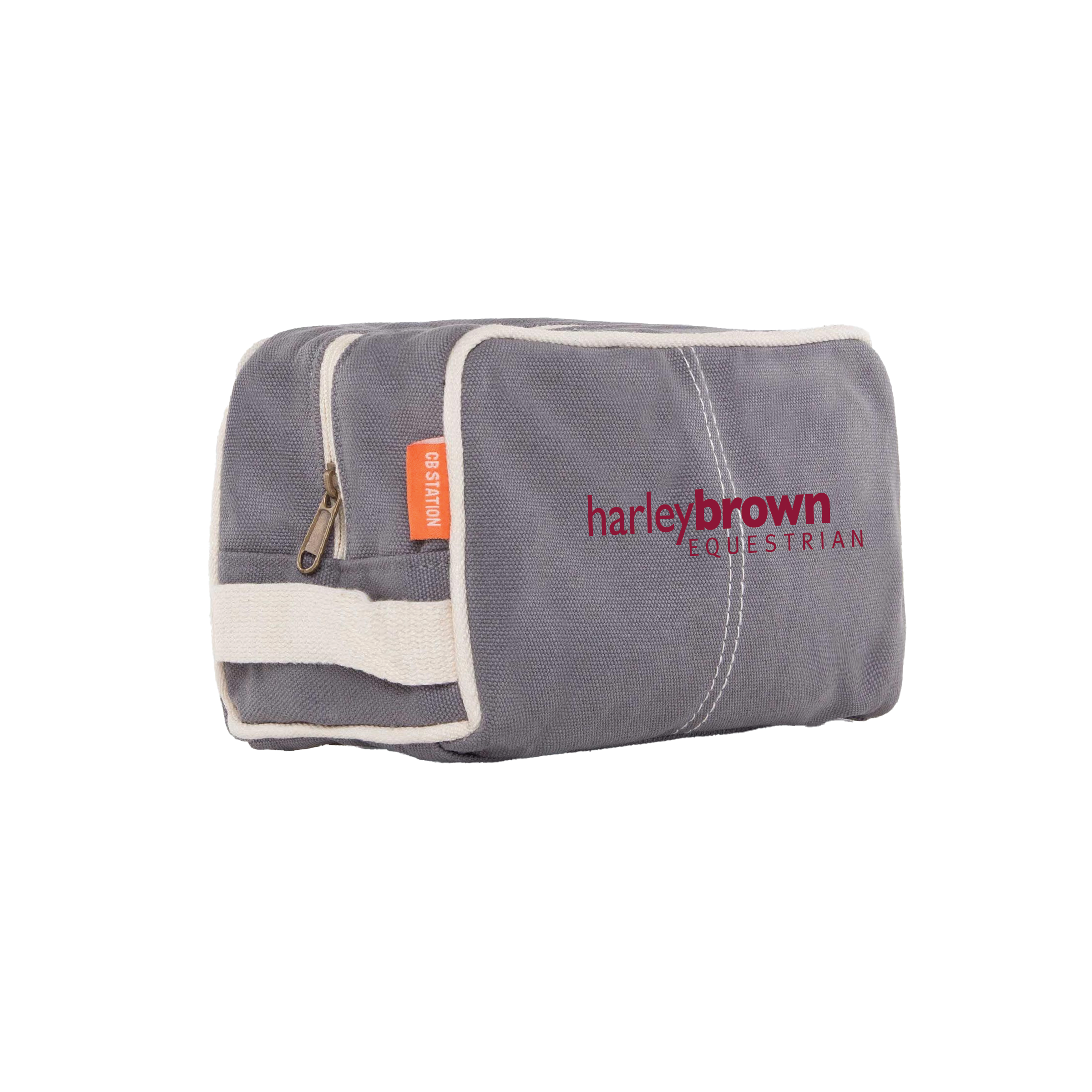 Harley Brown Equestrian CB Station Dopp Travel Kit