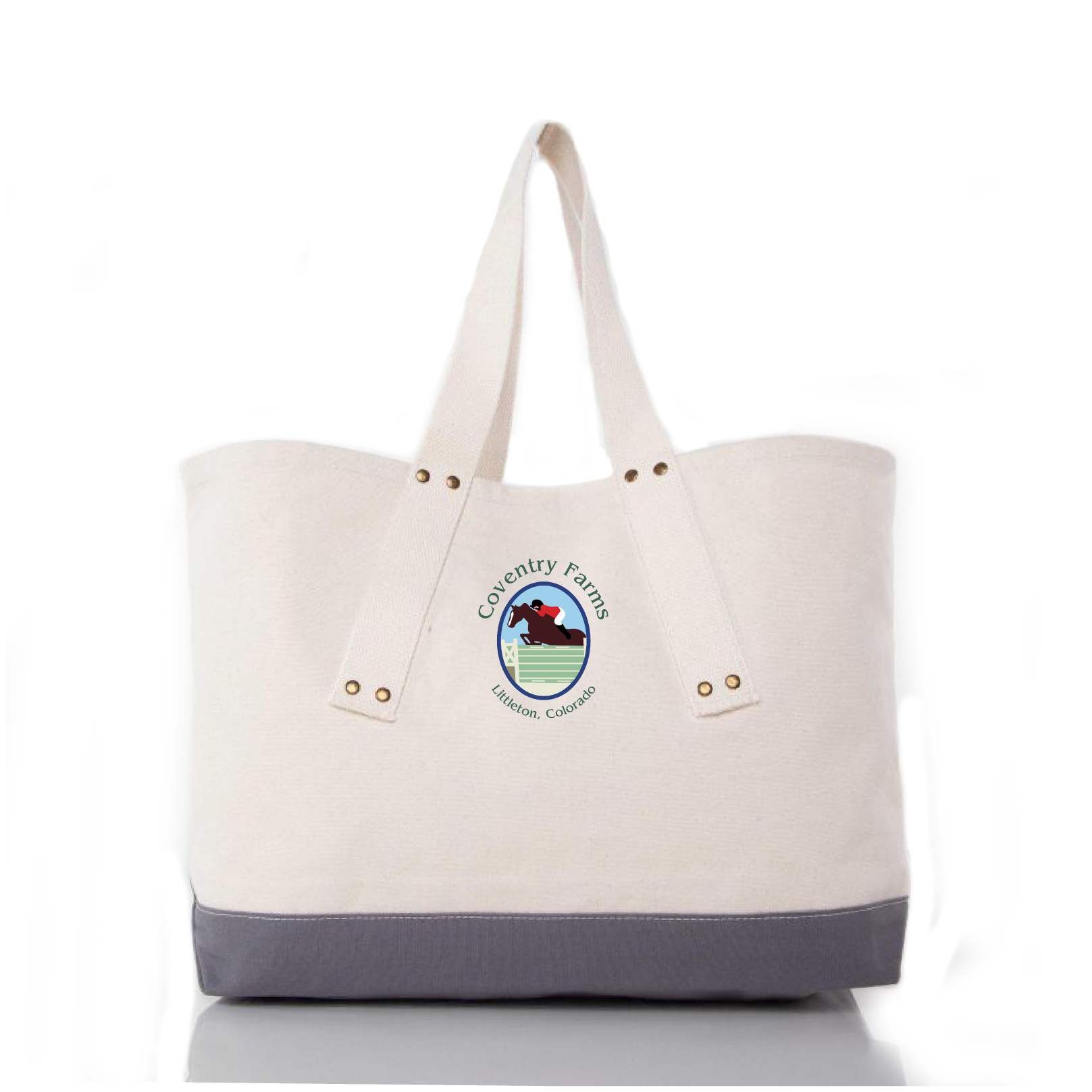 Coventry Farms CB Station Grommet Tote Bag