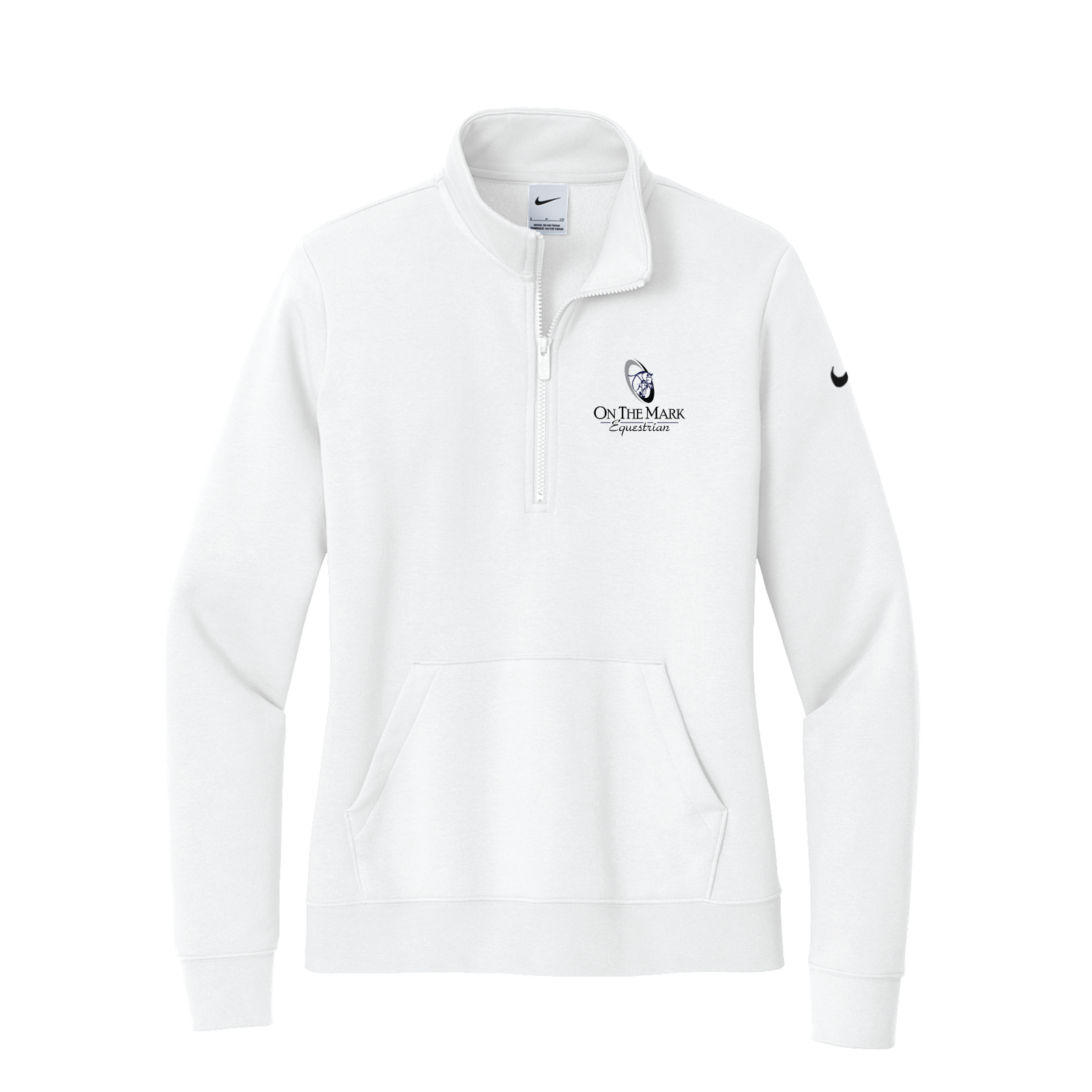 On The Mark Equestrian Women's Nike Club Fleece Half-Zip Pullover