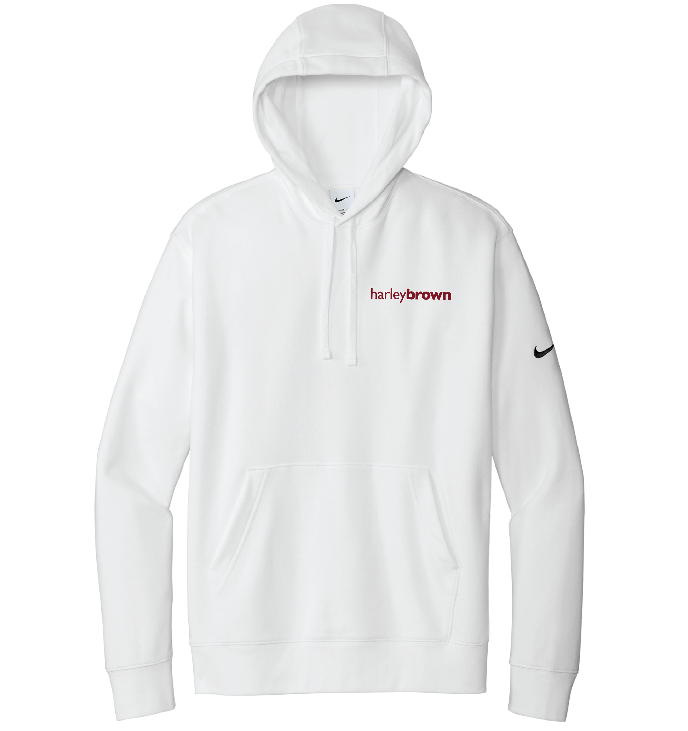 Harley Brown Equestrian Men's Nike Club Fleece Pullover Hooded Sweatshirt