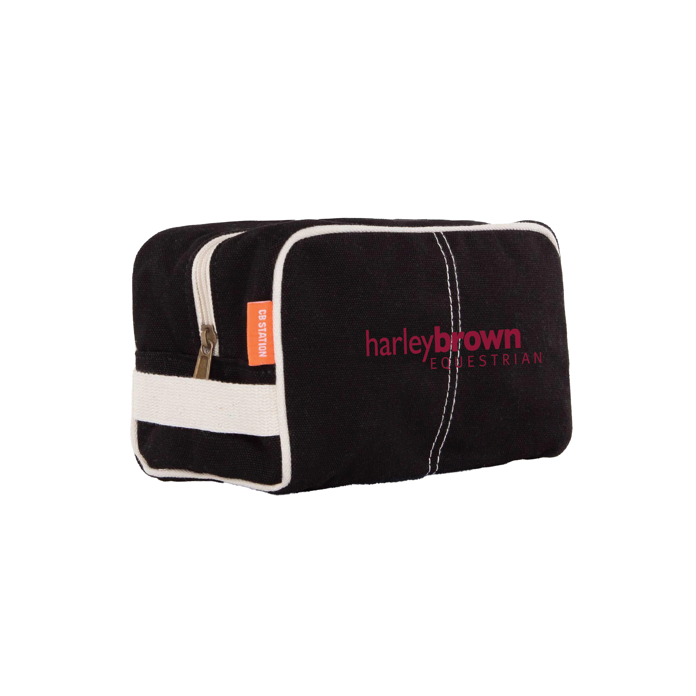 Harley Brown Equestrian CB Station Dopp Travel Kit