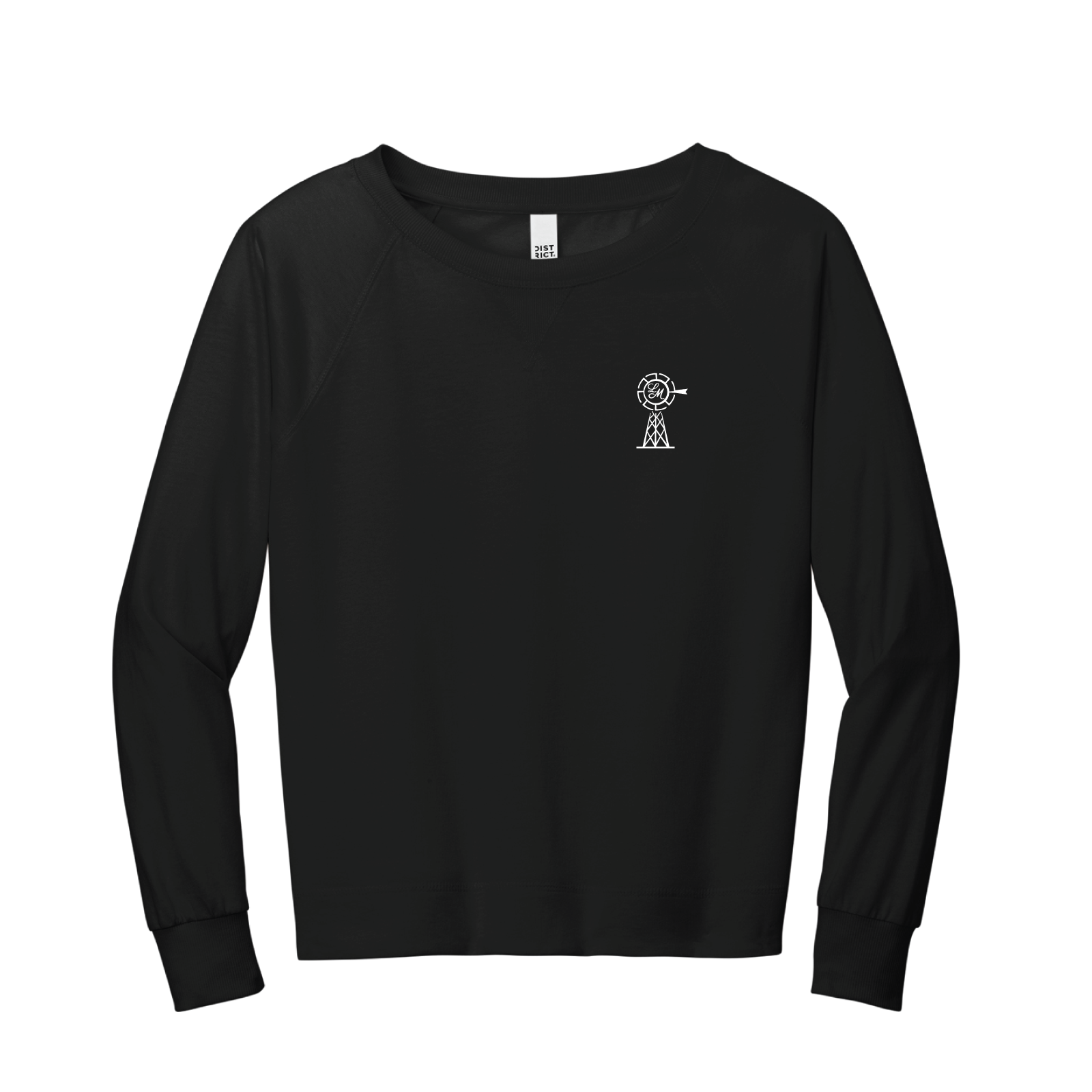 Larkin Meadows Women's District Featherweight French Terry Long Sleeve Crewneck