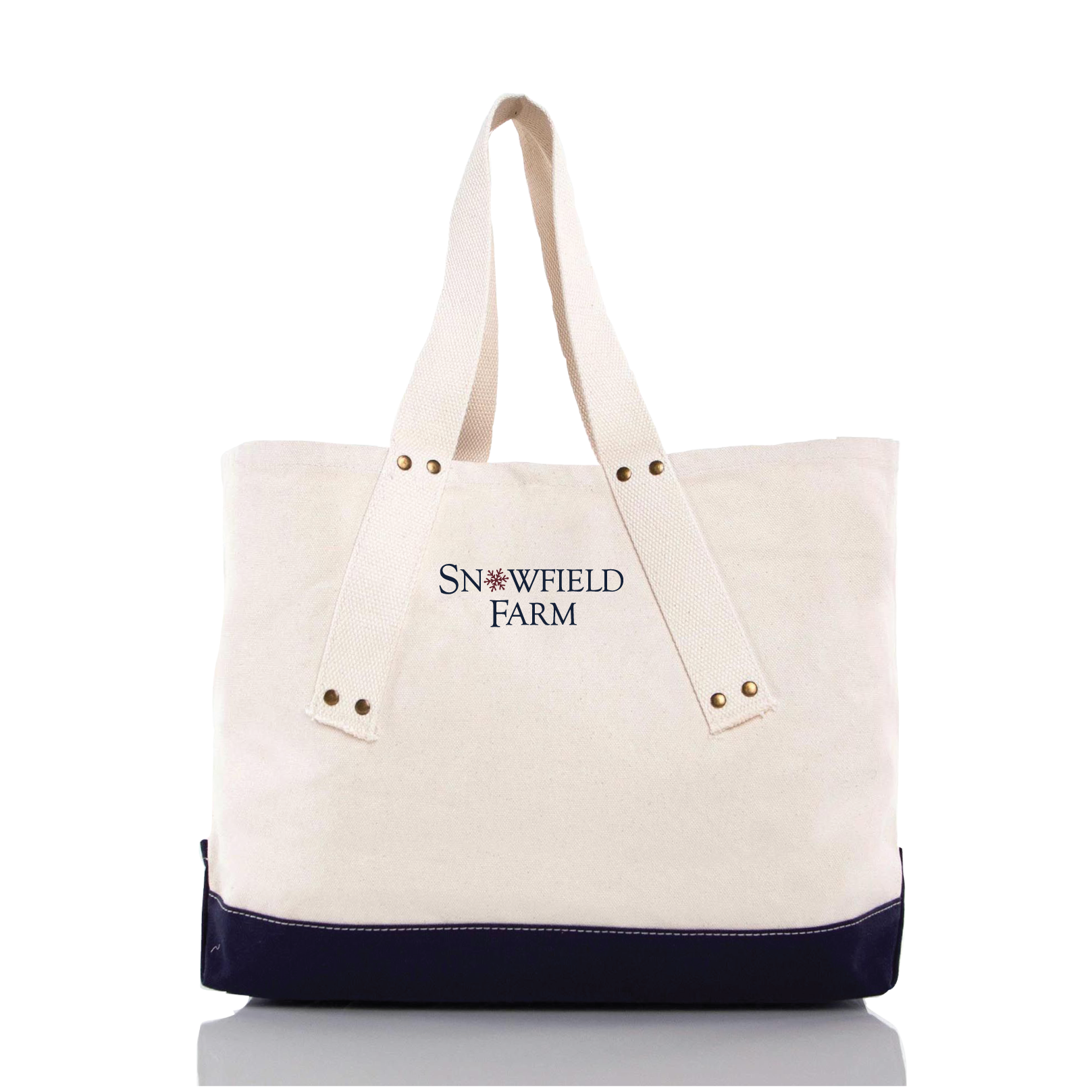 Snowfield Farm CB Station Grommet Tote Bag