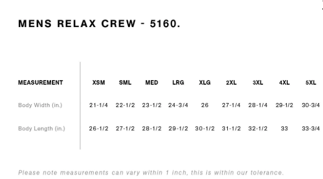 Tilley Show Stables Unisex ASColour Relax Crew