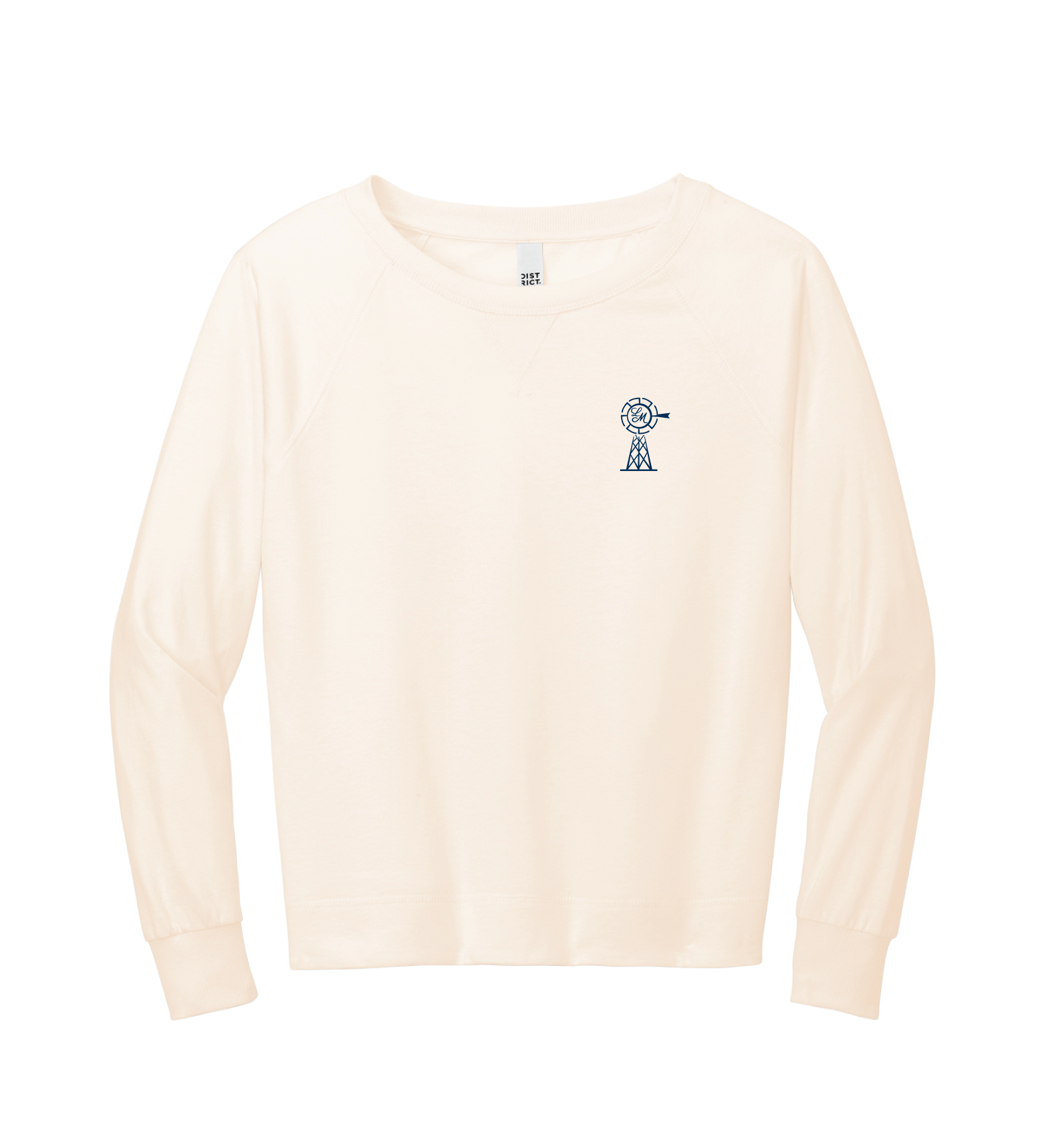 Larkin Meadows Women's District Featherweight French Terry Long Sleeve Crewneck