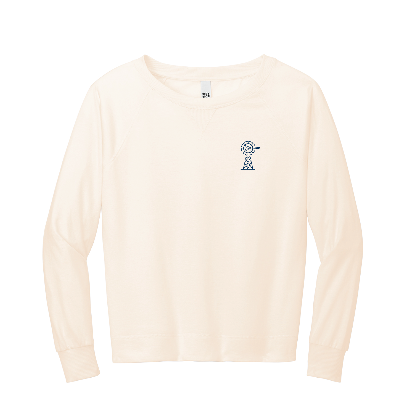 Larkin Meadows Women's District Featherweight French Terry Long Sleeve Crewneck