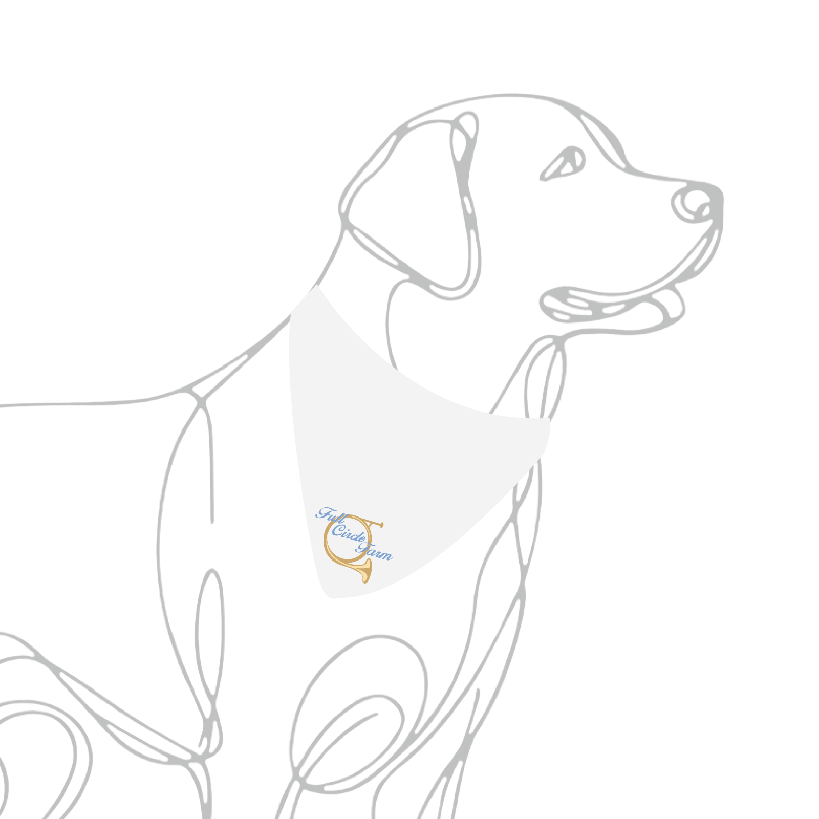 Full Circle Farm Dog Bandana