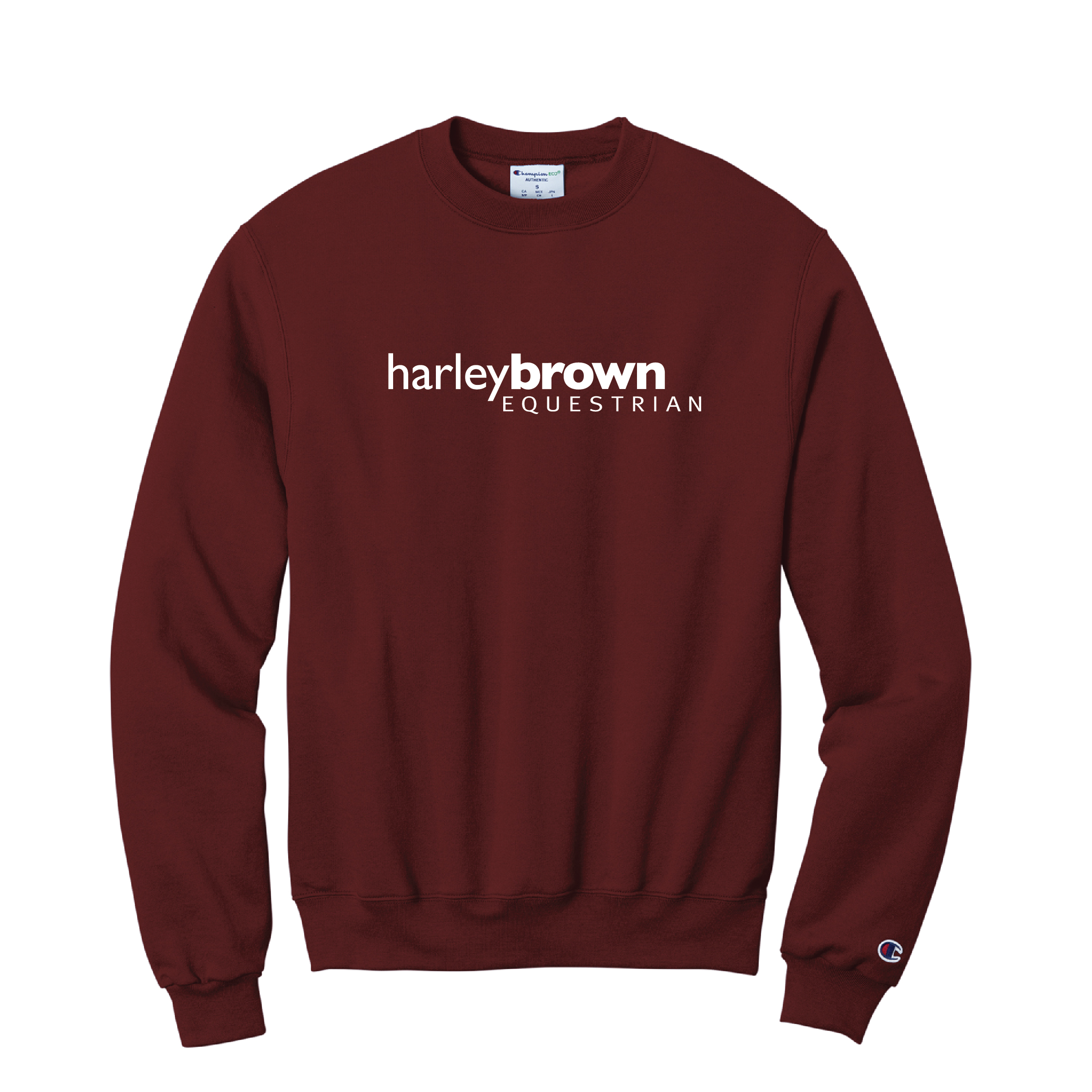 Harley Brown Equestrian Unisex Champion Powerblend Crewneck Sweatshirt