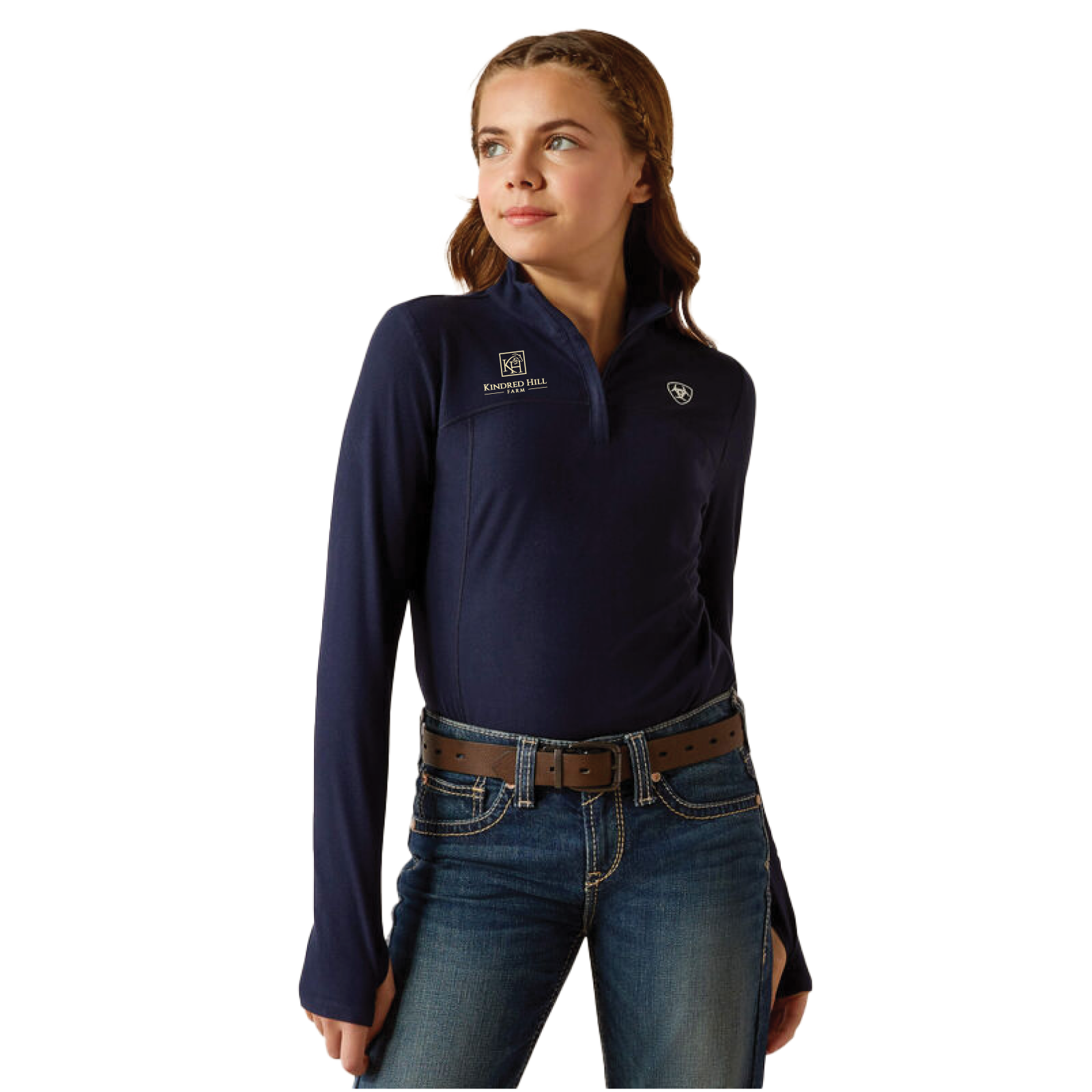 Kindred Hill Farm Youth Ariat Lowell 3.0 1/4 Zip Baselayer