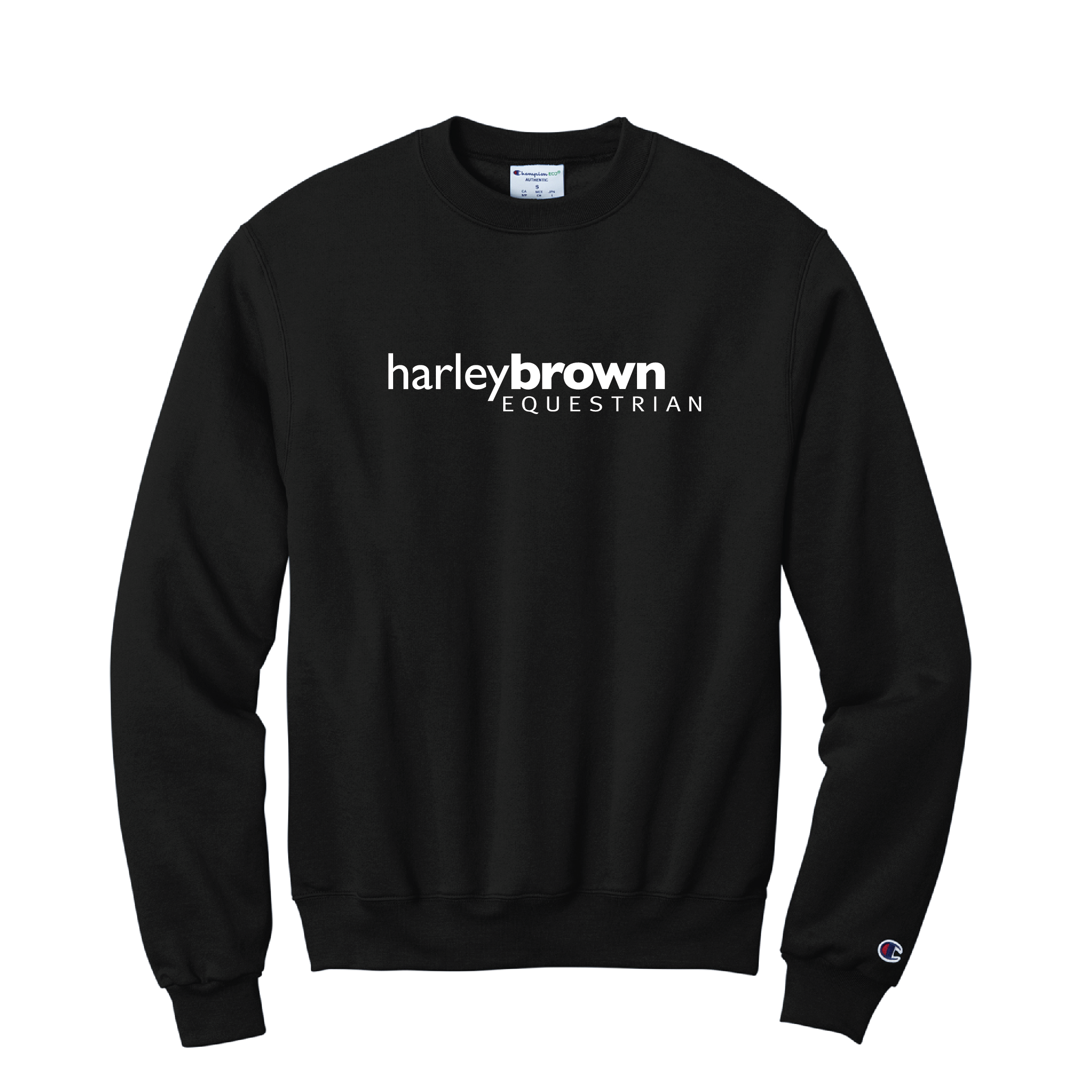 Harley Brown Equestrian Unisex Champion Powerblend Crewneck Sweatshirt