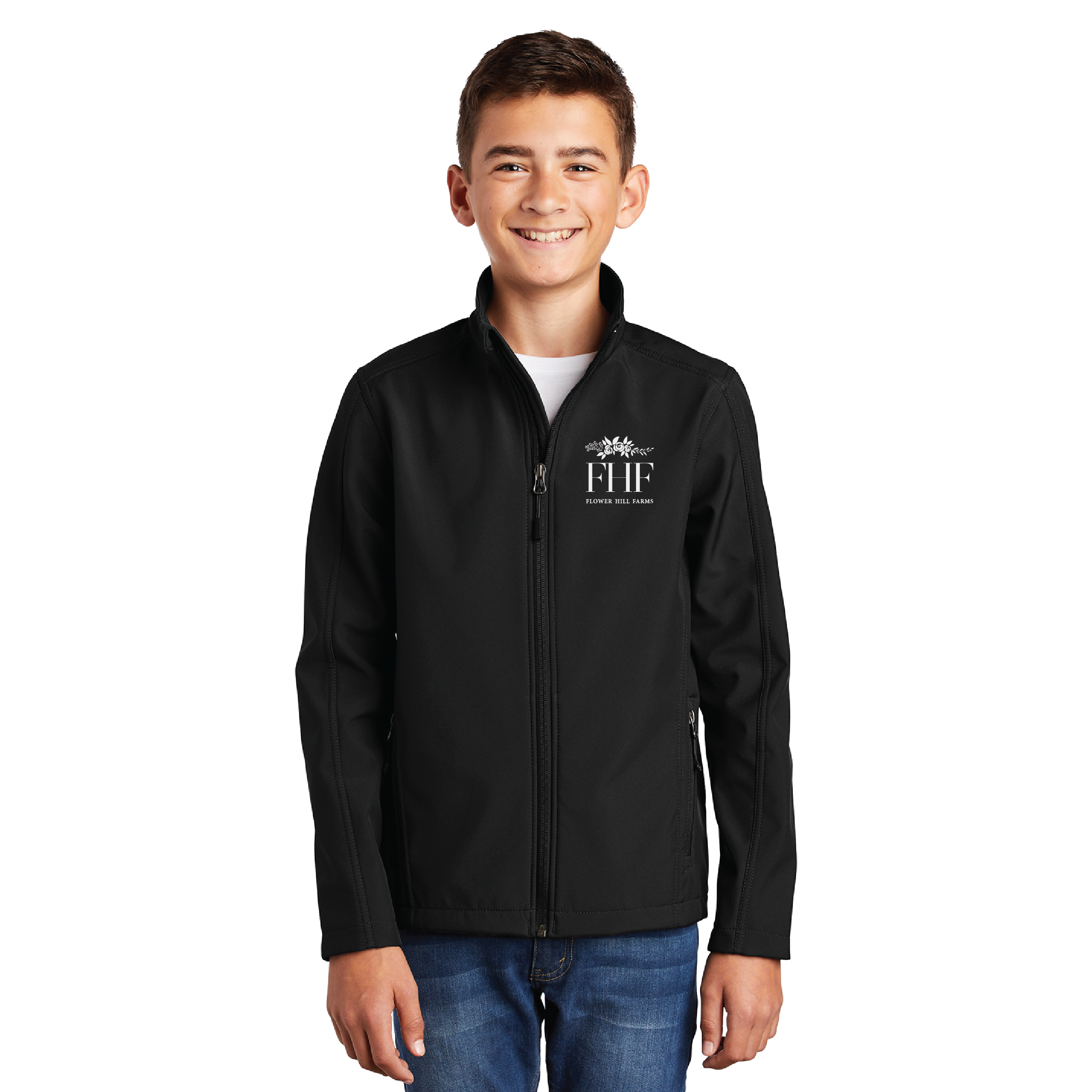 Flower Hill Farm Youth Port Authority Core Soft Shell Jacket