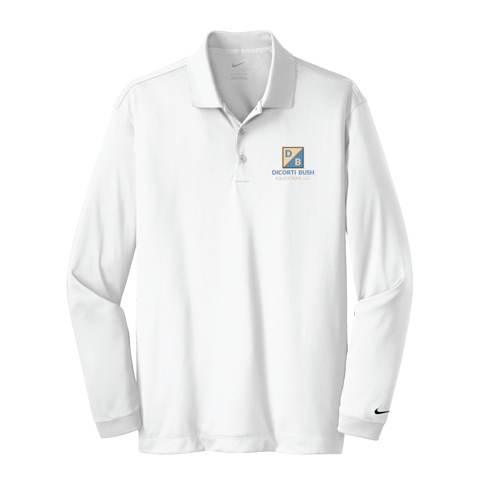 DiCorti Bush Men's Nike Long Sleeve Stretch Dri-FIT Polo