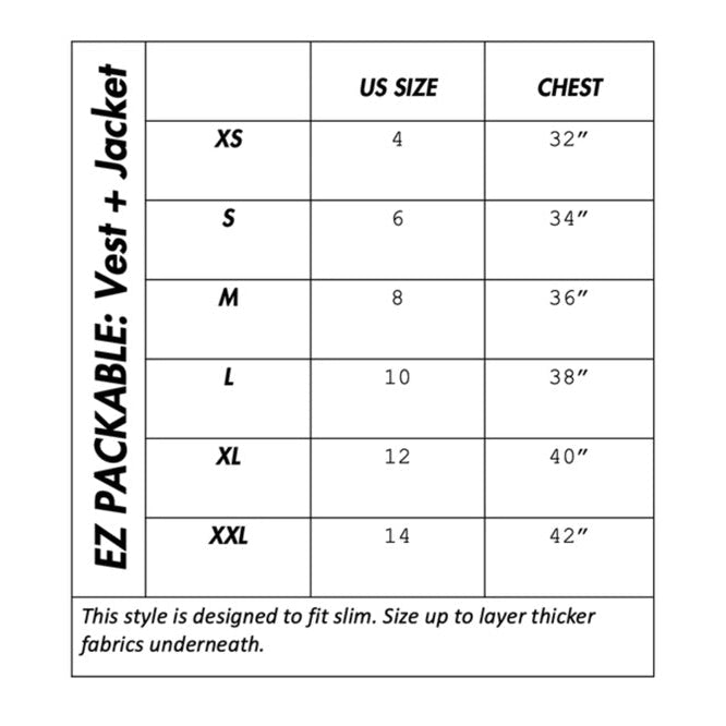 Buena Vista Women's TKEQ 'EZ' Packable Down Jacket