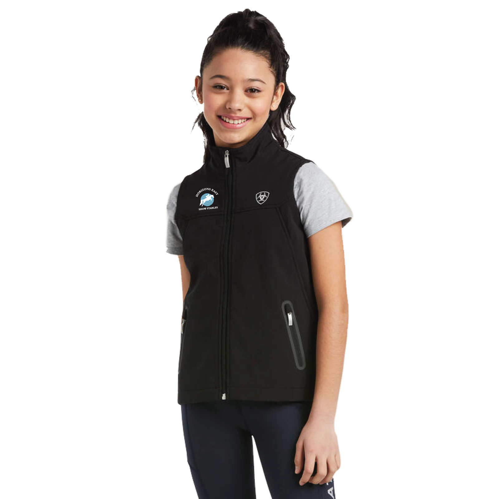 Horizons East Show Stables Ariat New Team Softshell Vest