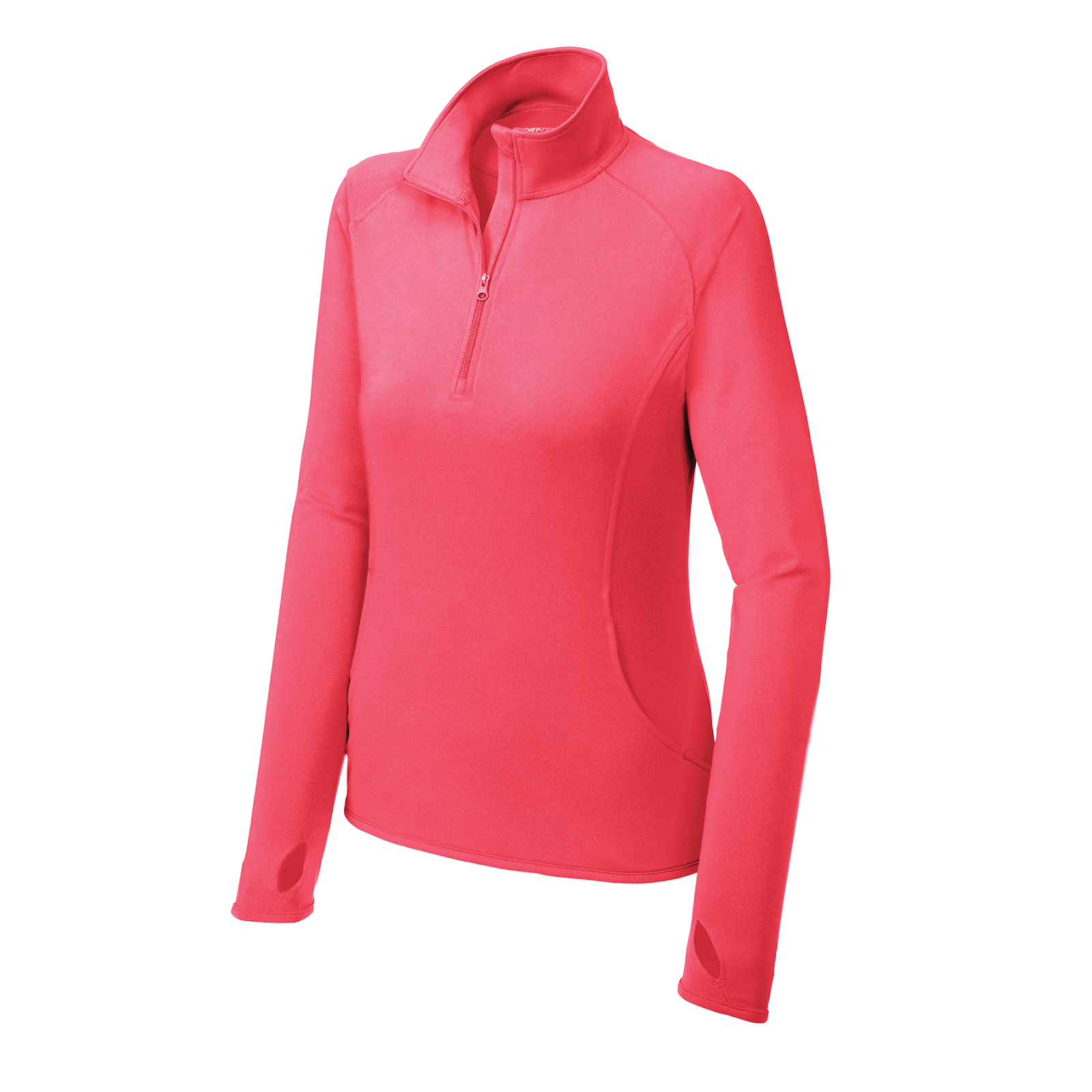 Women's Sport Tek Stretch 1/4 Zip Pullover