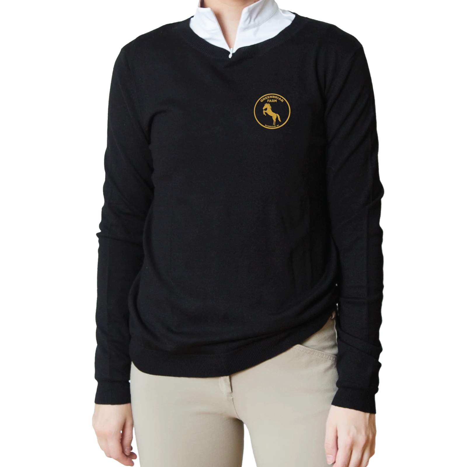 Greenbriar Farm Women's TKEQ Essential Crewneck Sweater