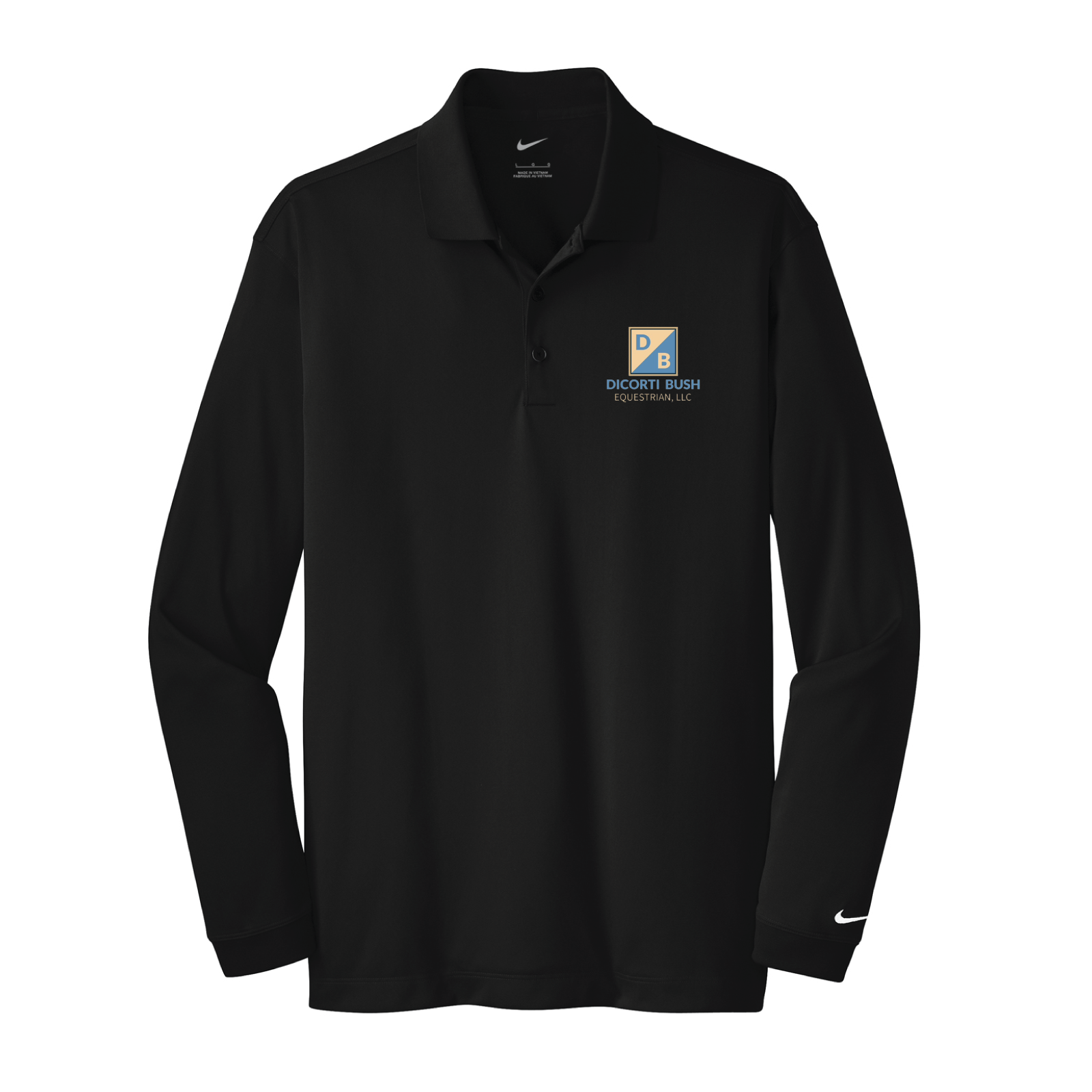 DiCorti Bush Men's Nike Long Sleeve Stretch Dri-FIT Polo