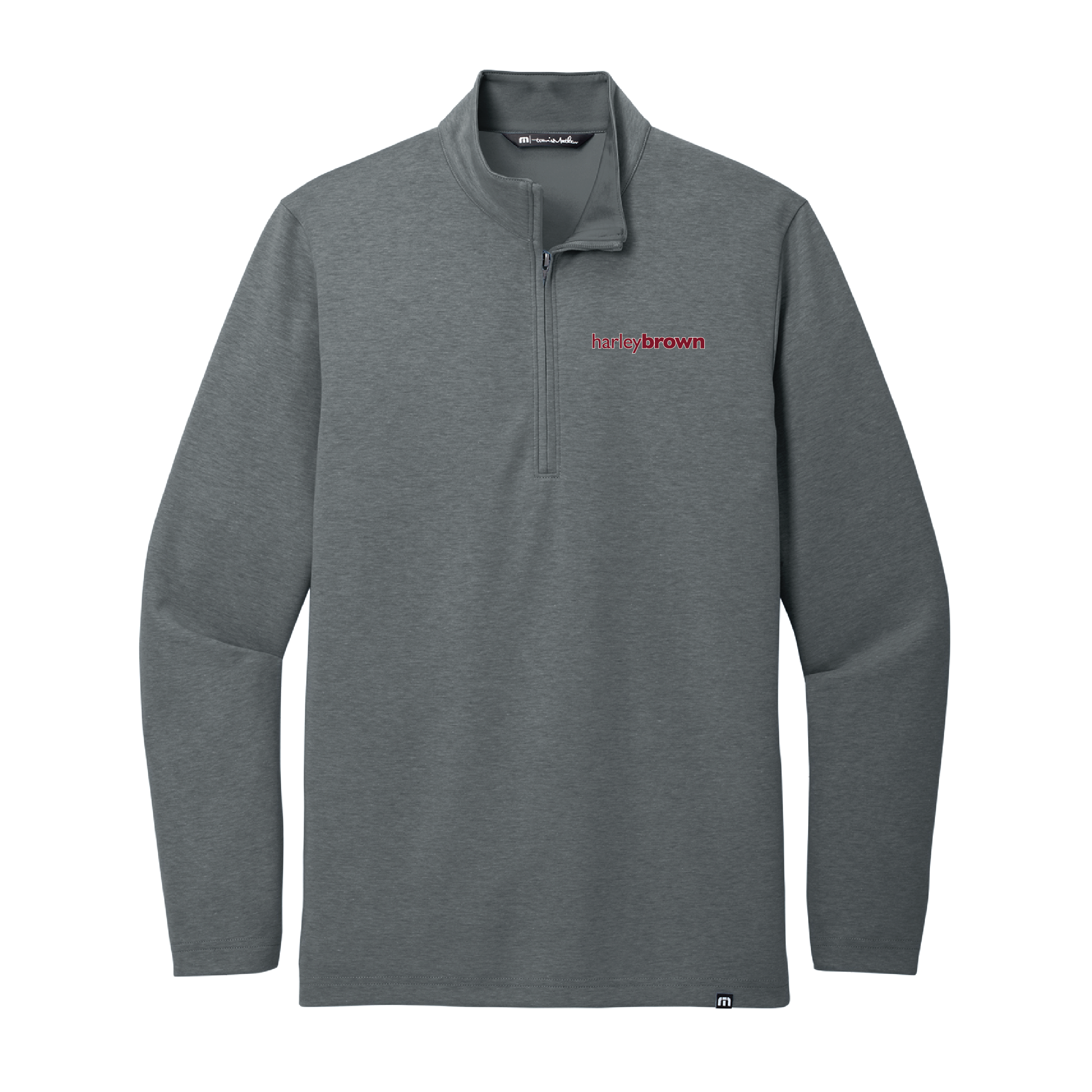 Harley Brown Equestrian Men's TravisMathew Coveside 1/4 Zip