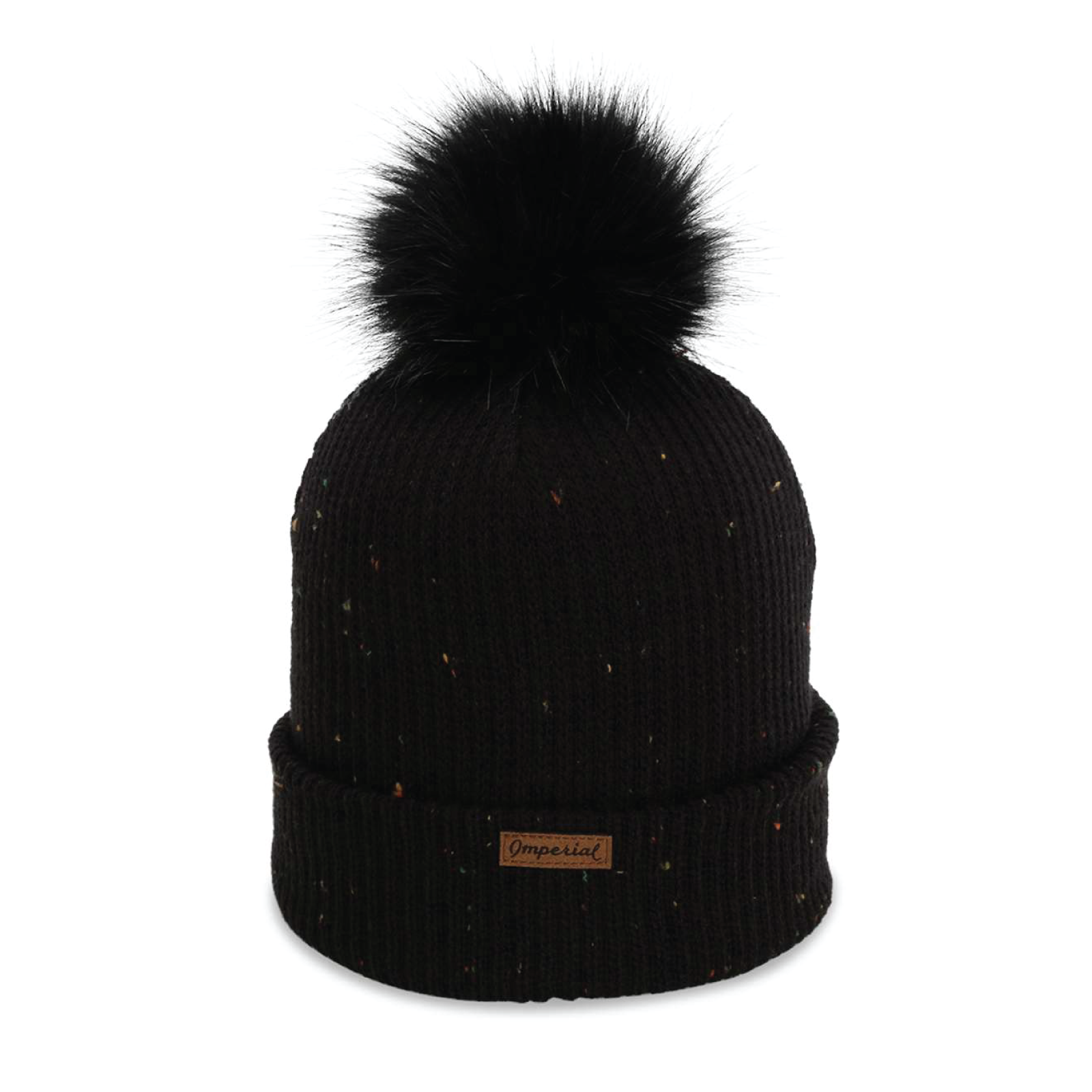Round Meadow Farm Imperial Pom Cuffed Beanie