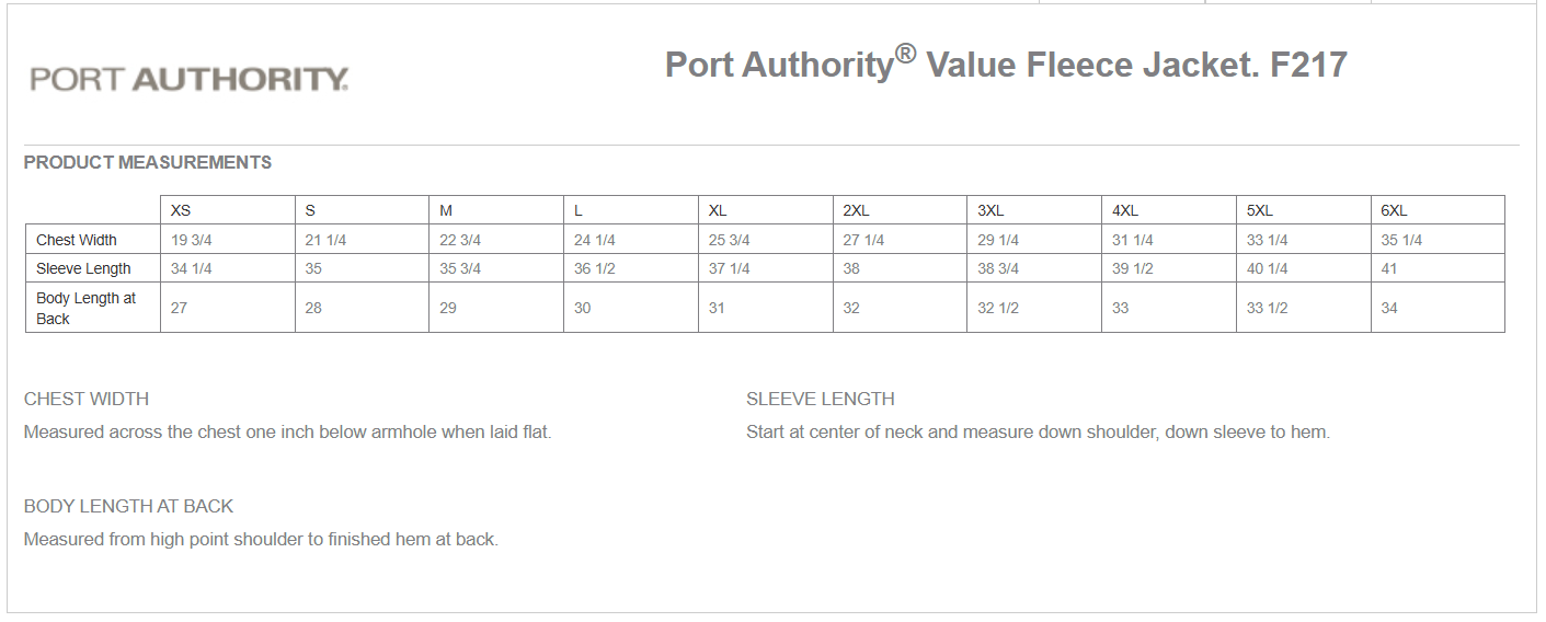Go Boldly Men's Port Authority Value Fleece Jacket